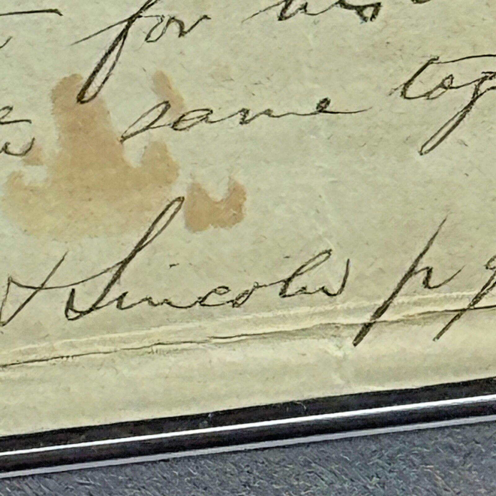 ABRAHAM LINCOLN * PSA * Autograph Lengthy Handwritten Legal Case SIGNED