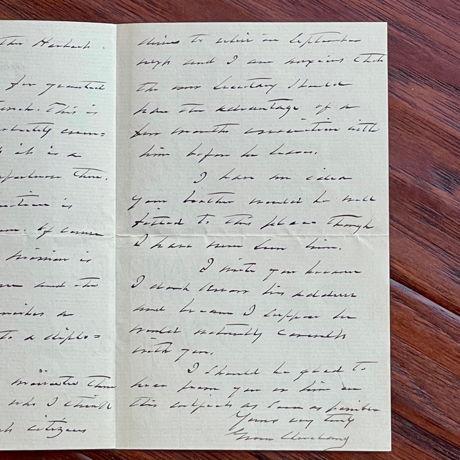GROVER CLEVELAND * PSA * as PRESIDENT Autograph EXECUTIVE MANSION Letter Signed