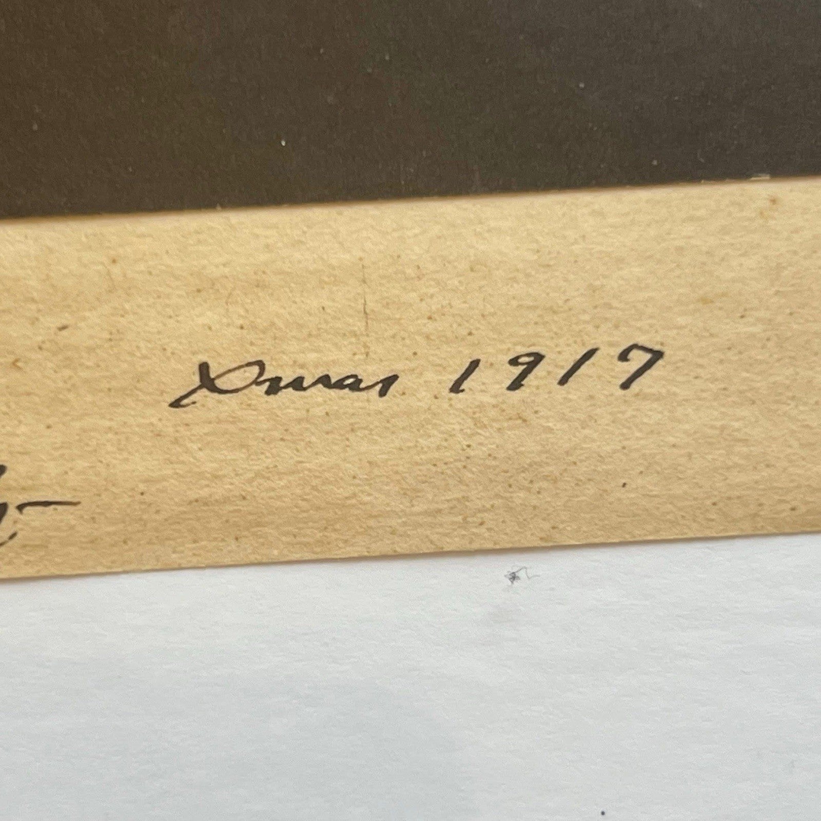 THEODORE ROOSEVELT * PSA * Autograph Christmas 1917 Photo Portrait Signed