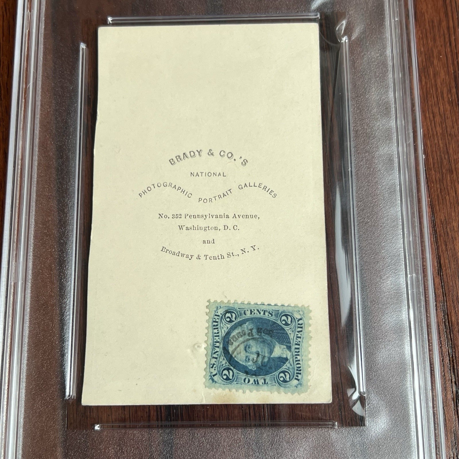 WILLIAM H SEWARD * PSA * Signed CDV Autograph Photograph Abraham Lincoln Cabinet