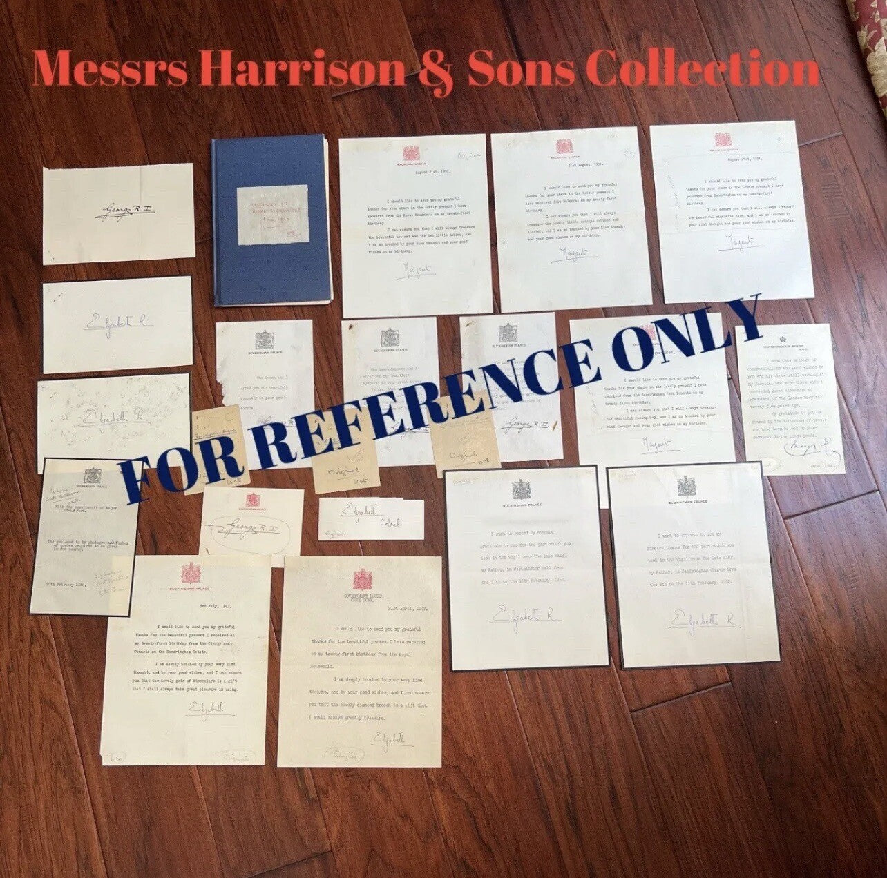 QUEEN ELIZABETH II * JSA * Autograph Letter DEATH OF HER FATHER Signed