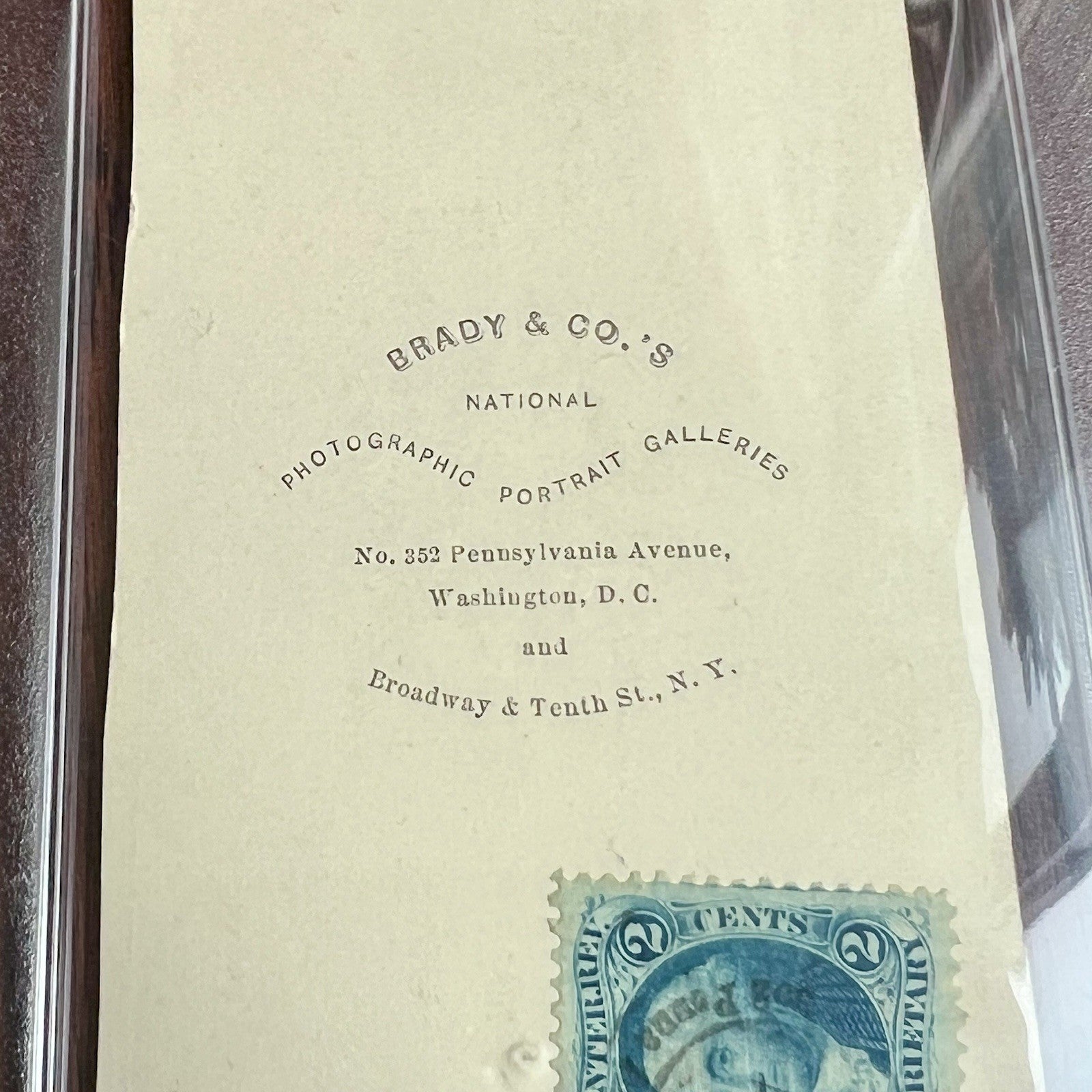 WILLIAM H SEWARD * PSA * Signed CDV Autograph Photograph Abraham Lincoln Cabinet