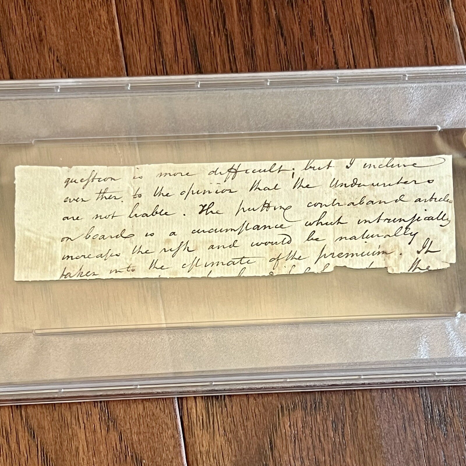 ALEXANDER HAMILTON * PSA * Autograph Handwritten Legal Case Un Signed Writing