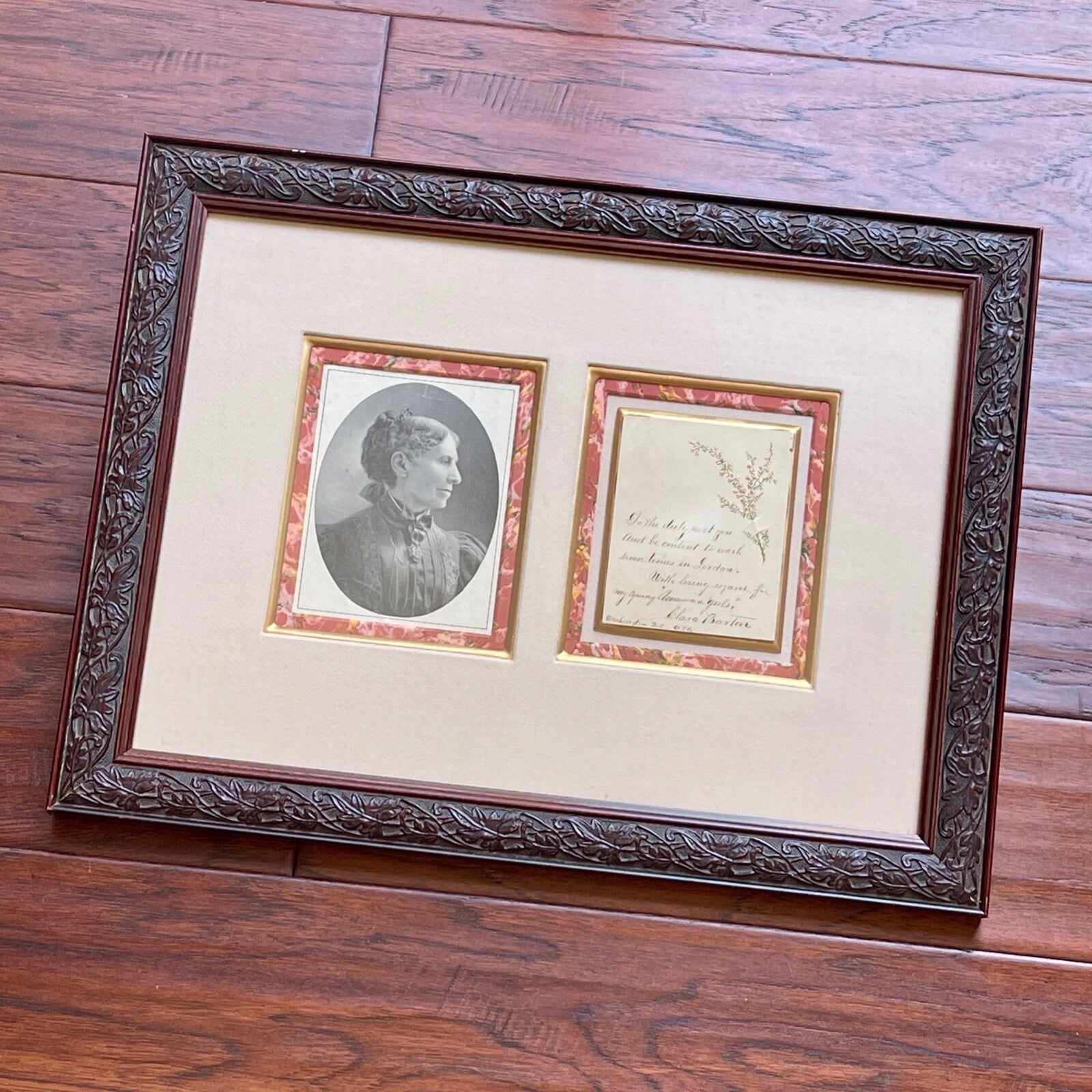 CLARA BARTON * PSA/DNA * Autograph BIBLE QUOTE Signed * RED CROSS Founder