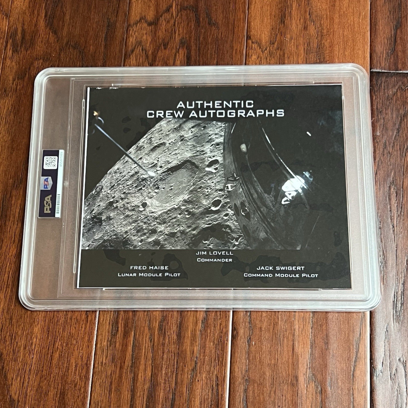 APOLLO 13 * PSA * CREW SIGNED AUTOGRAPH PRESENTATION * JACK SWIGERT JAMES LOVELL