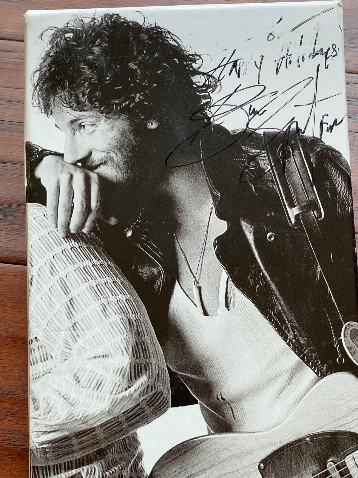 BRUCE SPRINGSTEEN *JSA LOA* AUTOGRAPH "Born To Run" 30th Anniv. Box Set SIGNED