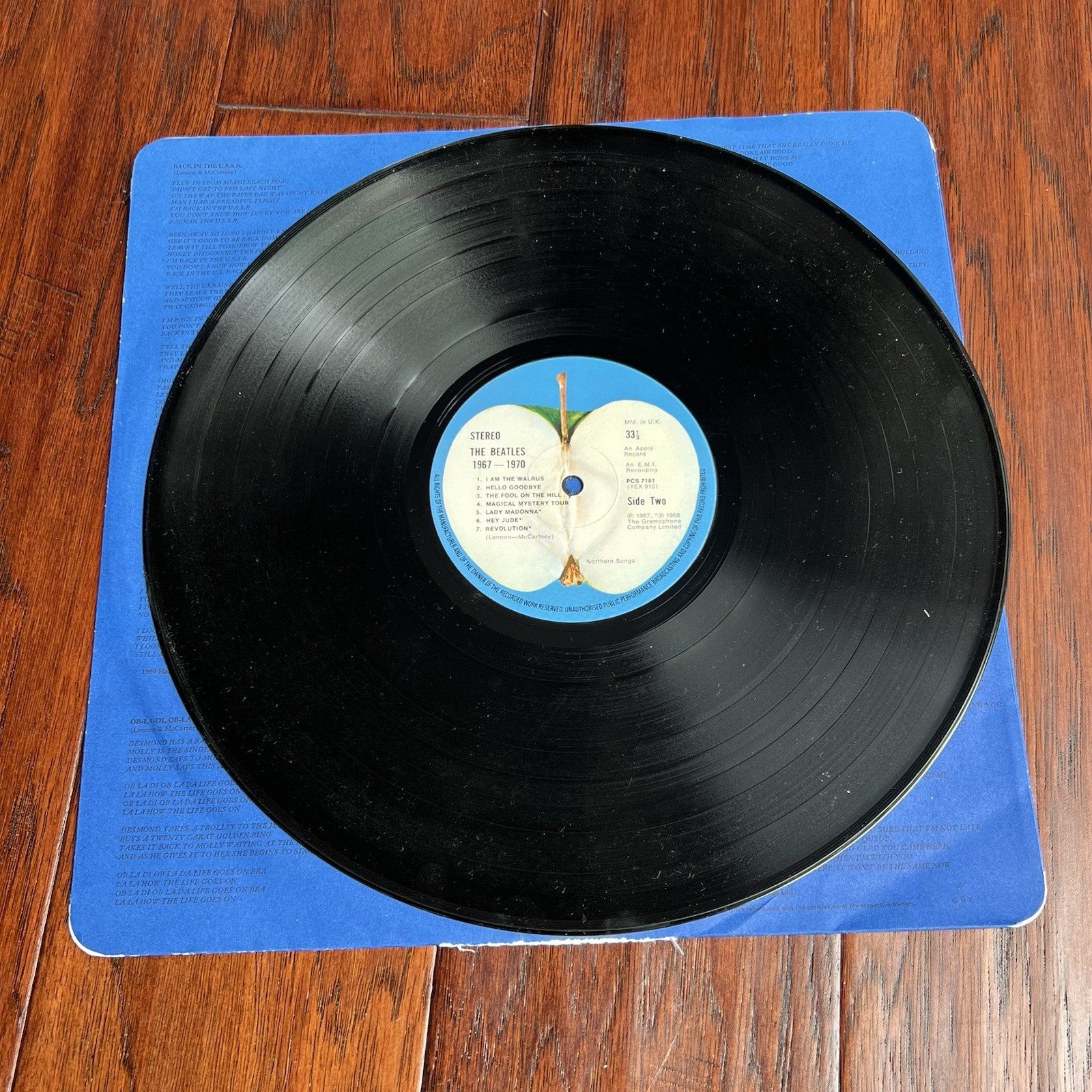 PAUL McCARTNEY & GEORGE MARTIN * PSA *  Autograph BEATLES 1967-1970 Album Signed