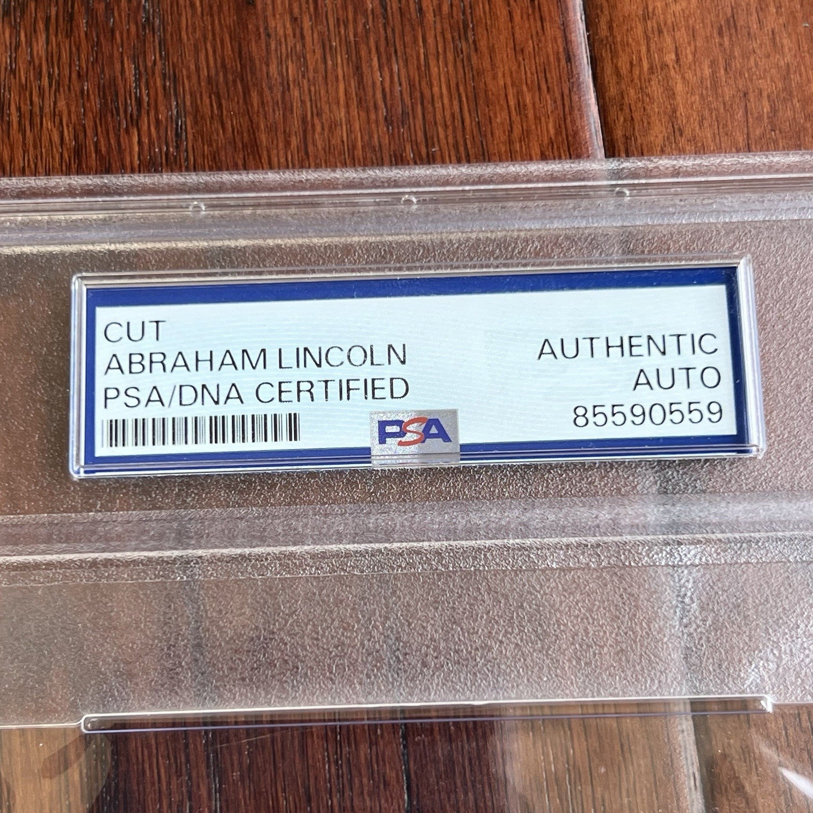 ABRAHAM LINCOLN * PSA * Autograph Full Signature Signed Before Gettysburg Speech