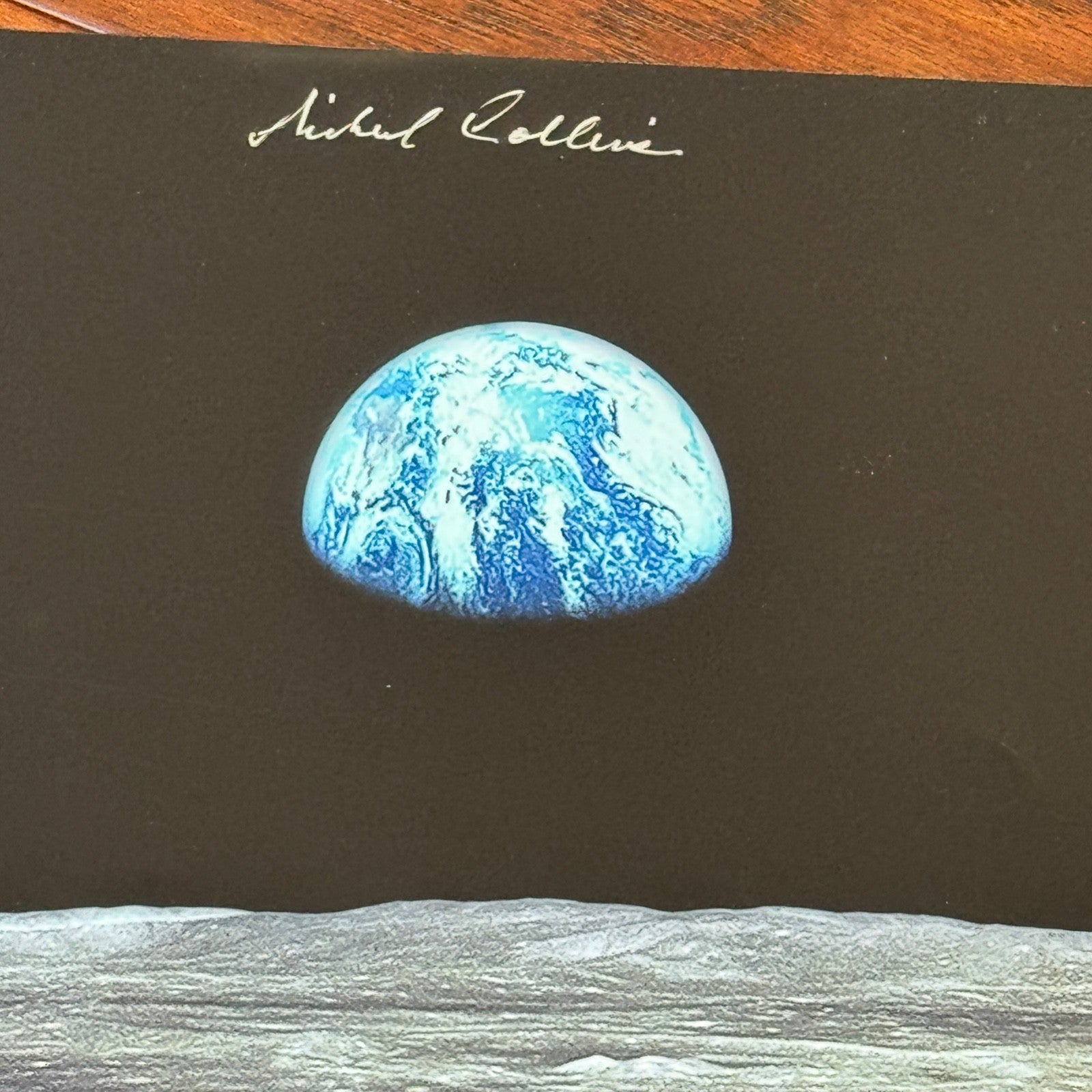 MICHAEL COLLINS * PSA * Autograph APOLLO 11 EARTHRISE 16x20 Photo Signed