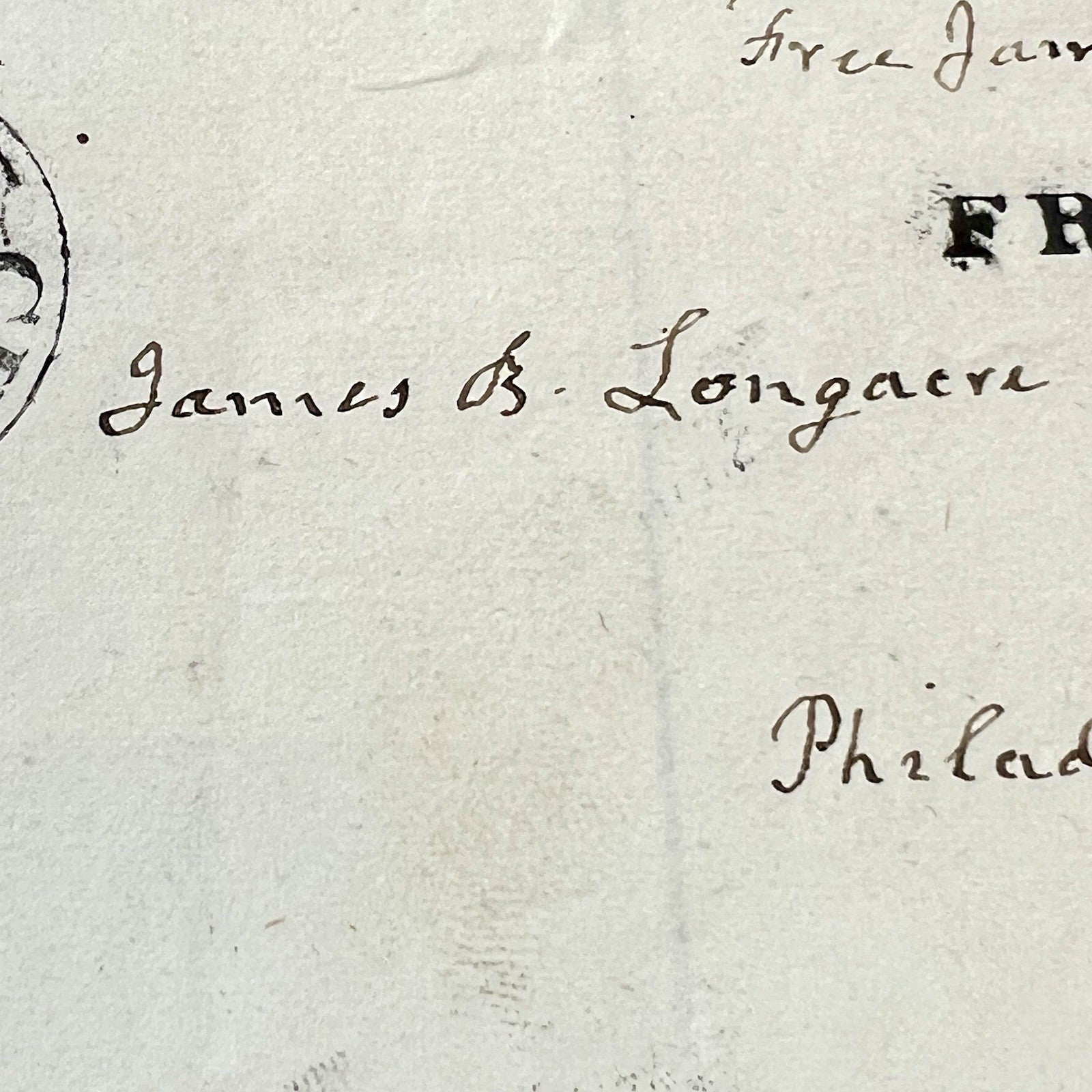 JAMES MADISON * PSA * Autograph FREE FRANK Signed 2x Signature President