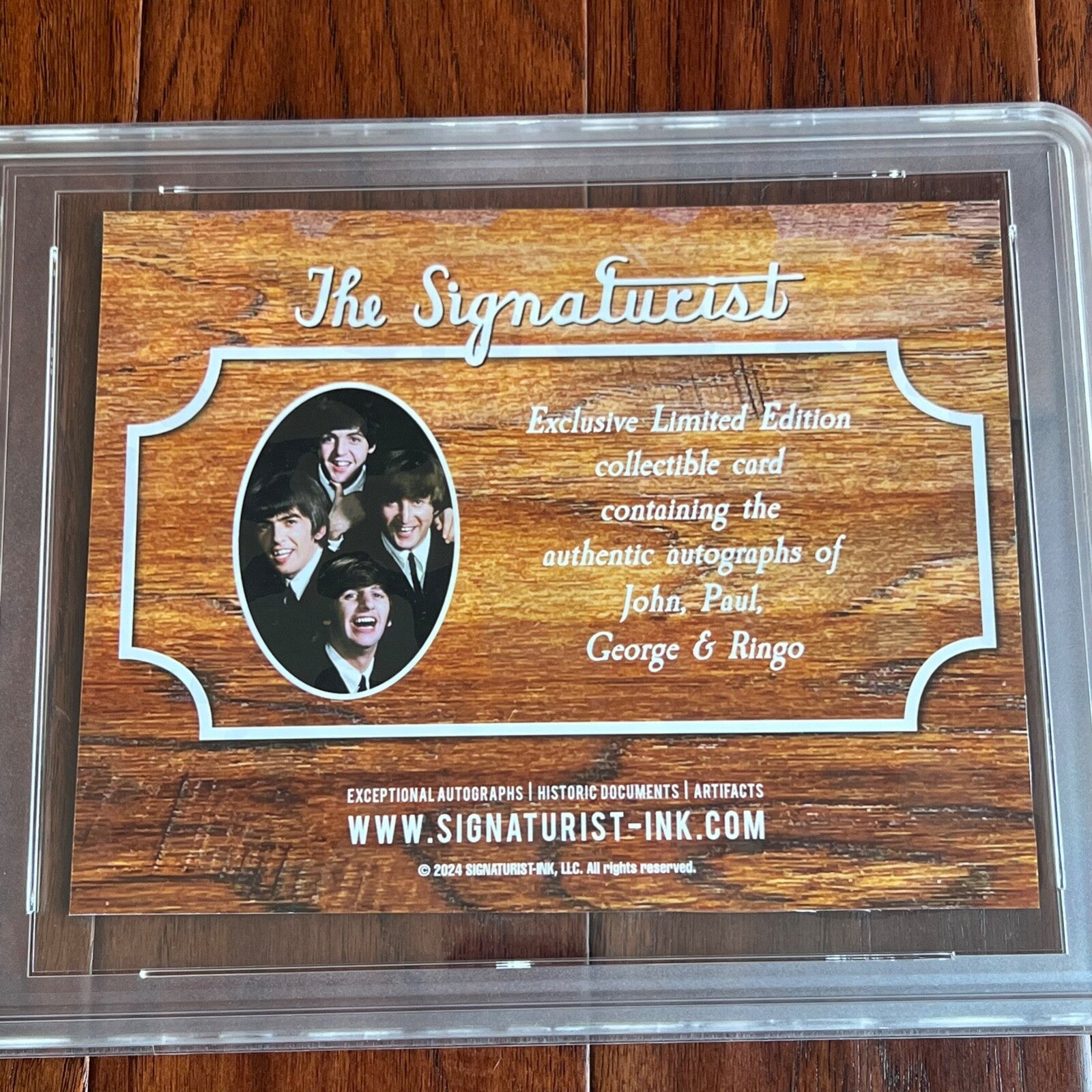 THE BEATLES * PSA * Autograph Page FULL SET Signed * John Lennon Paul McCartney