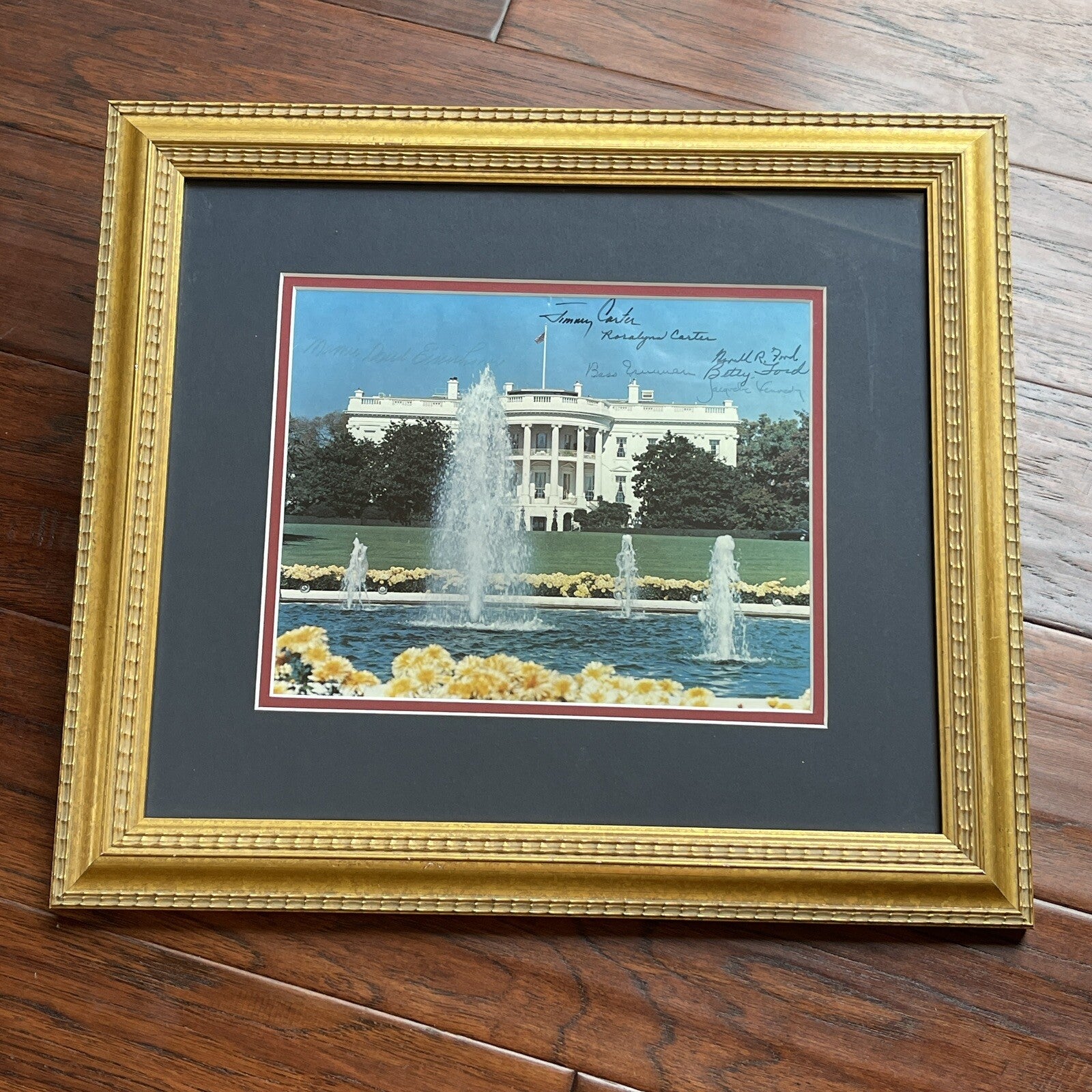 JACQUELINE KENNEDY * JSA * Gerald & Betty Ford Jimmy Carter Signed Autograph