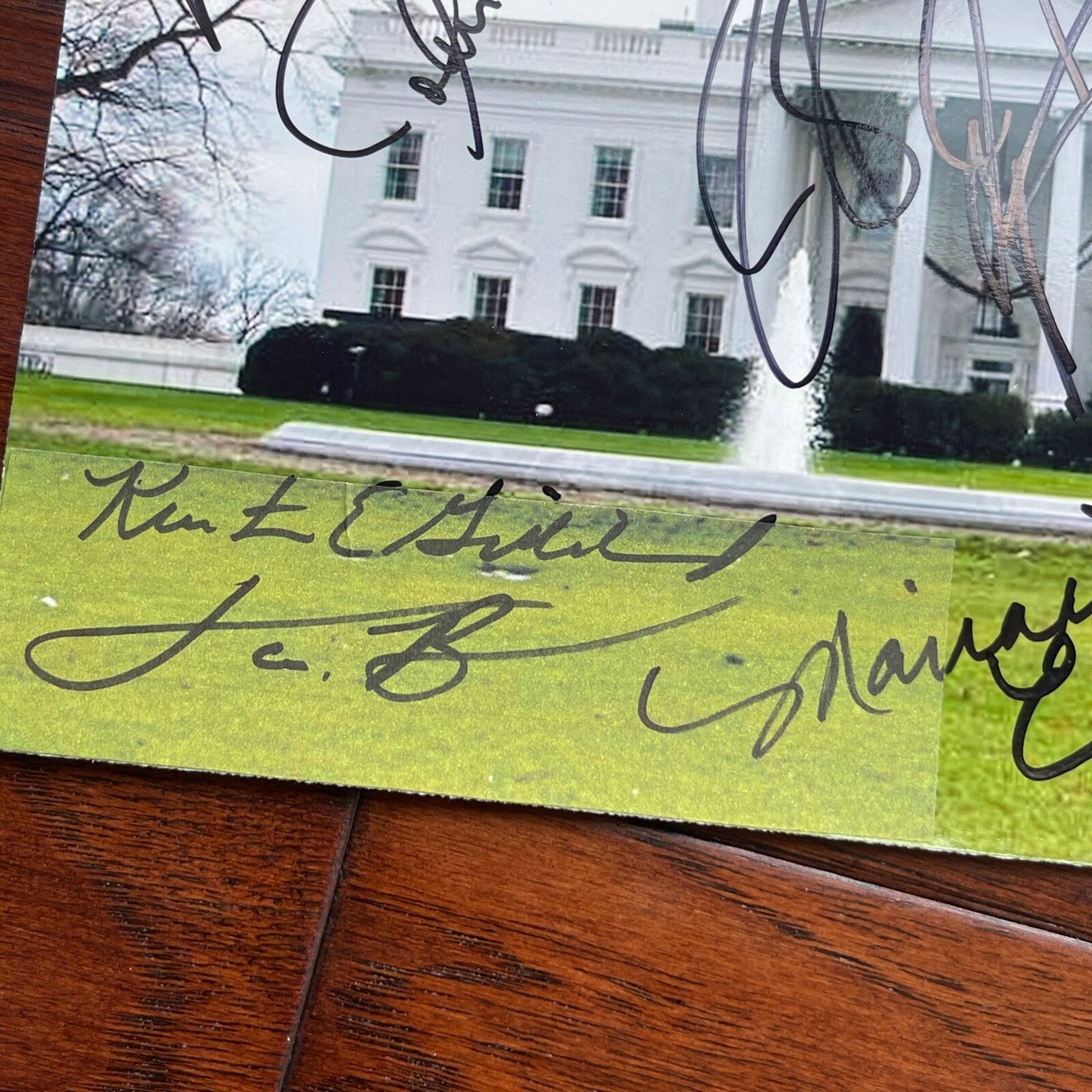 JOE BIDEN & KAMALA HARRIS * BAS * Autograph WHITE HOUSE Photo Signed * Buttigieg