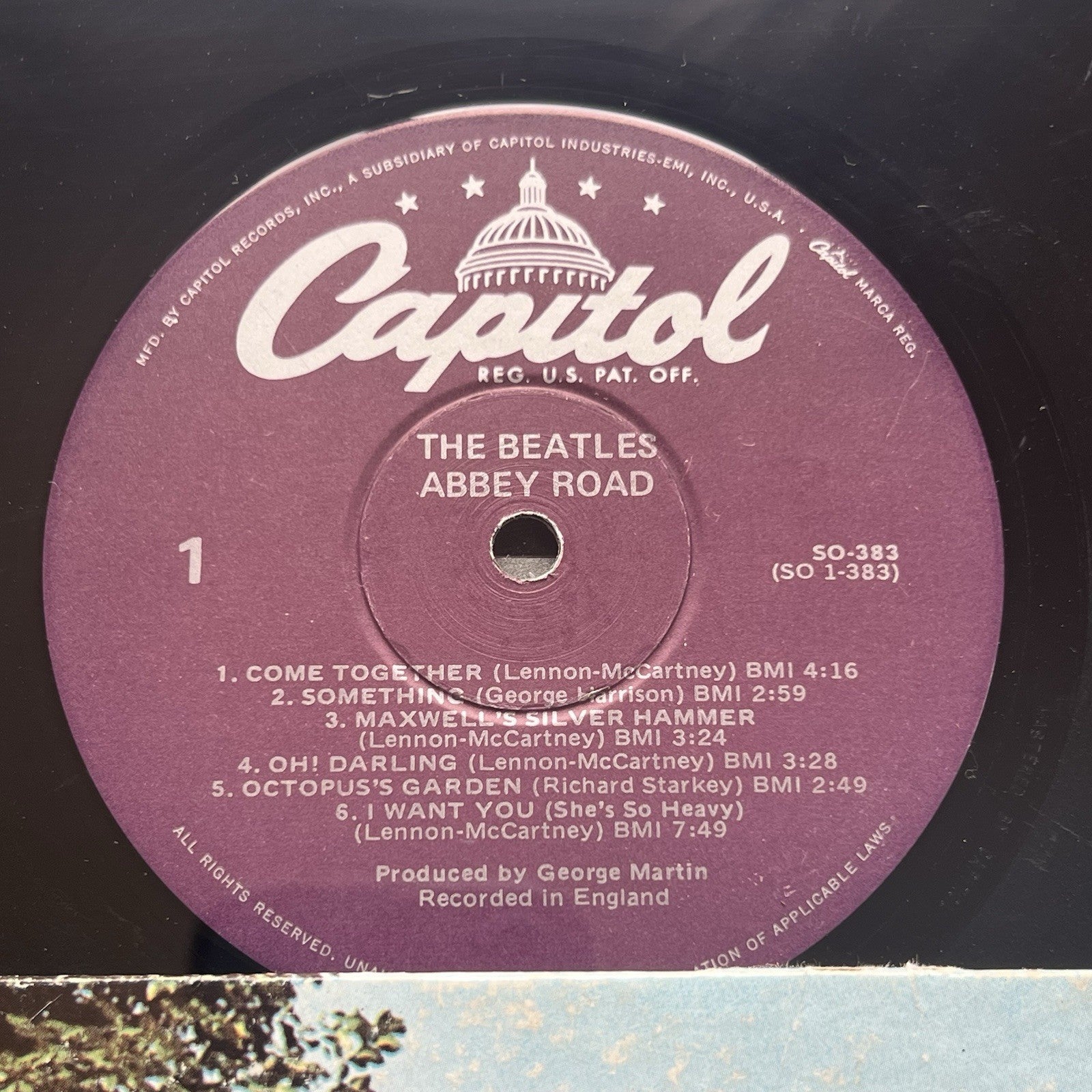 PAUL MCCARTNEY * PSA * ABBEY ROAD Beatles Album * Autograph LP SIGNED Display