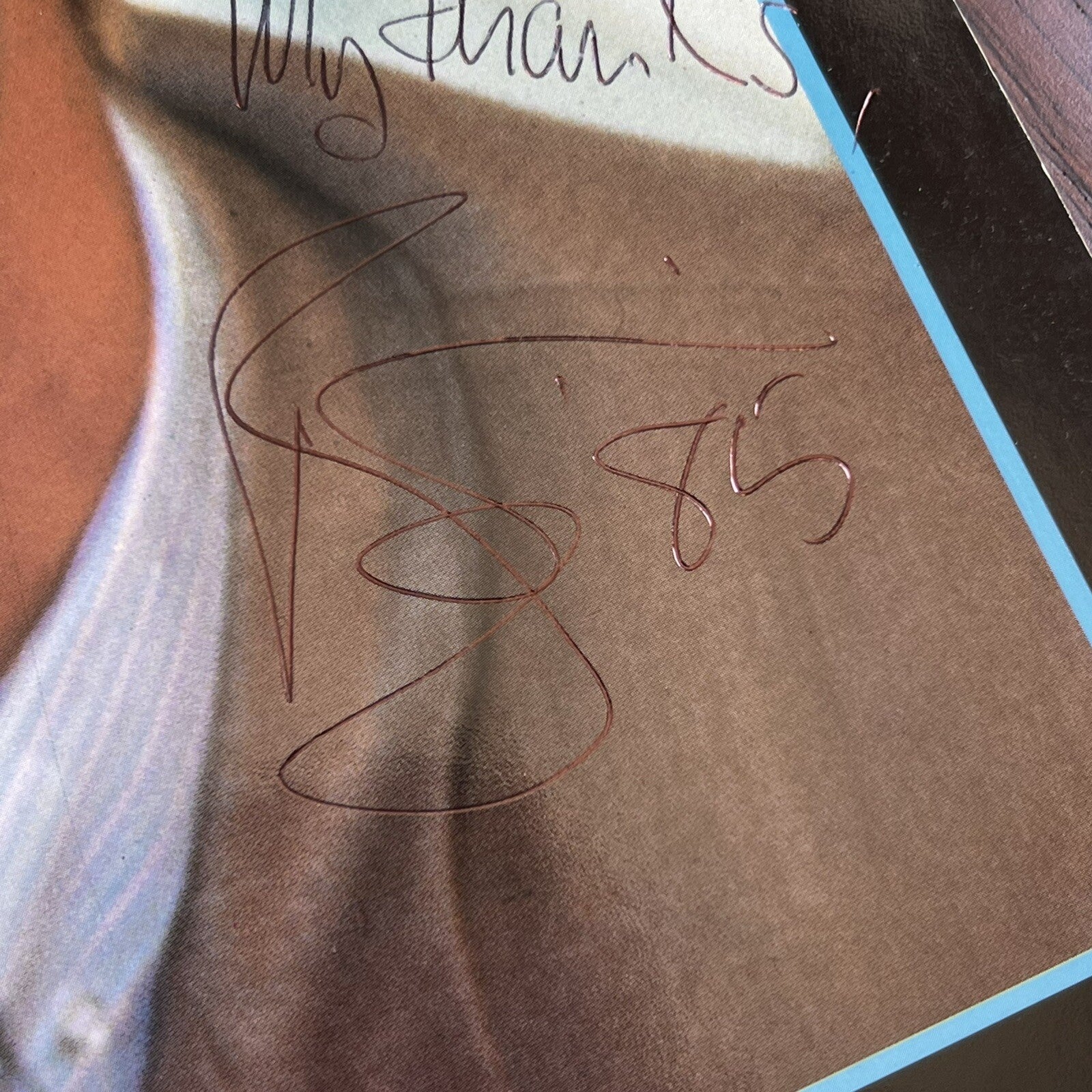 DAVID BOWIE * PSA/DNA * Hand Signed 1985 Promotional Photo Autograph