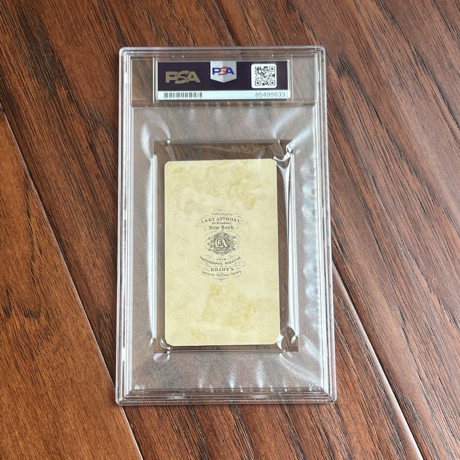 ANDREW JOHNSON * PSA * Autograph Cut Signature CDV Signed President Photograph