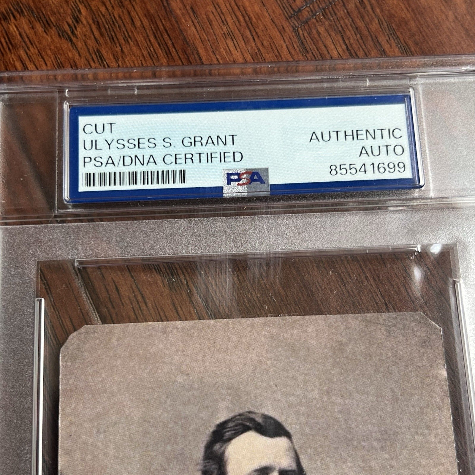 ULYSSES S. GRANT * PSA/DNA * Autograph CUT SIGNATURE Signed CDV  * Civil War
