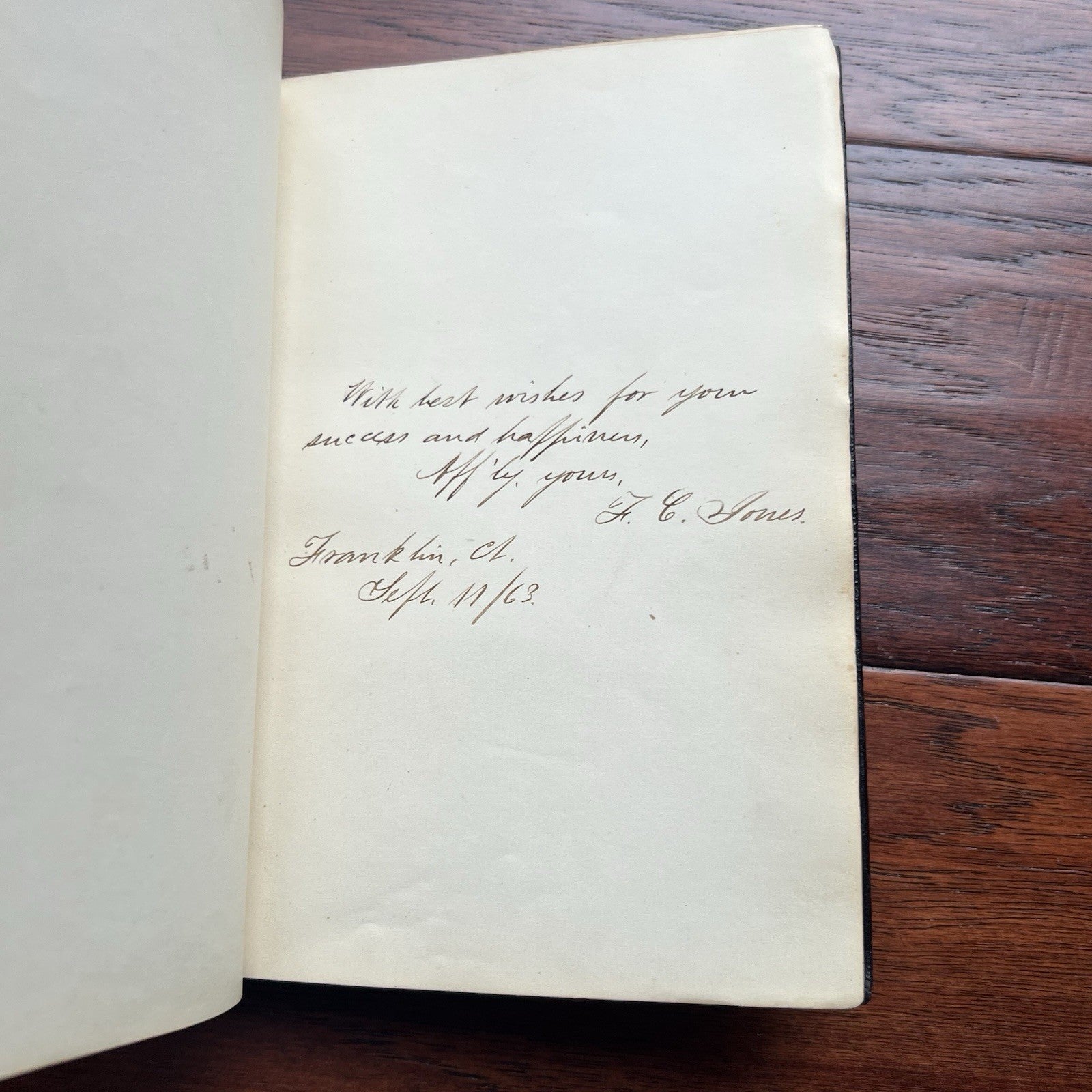 ABRAHAM LINCOLN * PSA * His PERSONAL AUTOGRAPH ALBUM Signed * EMANCIPATION Day