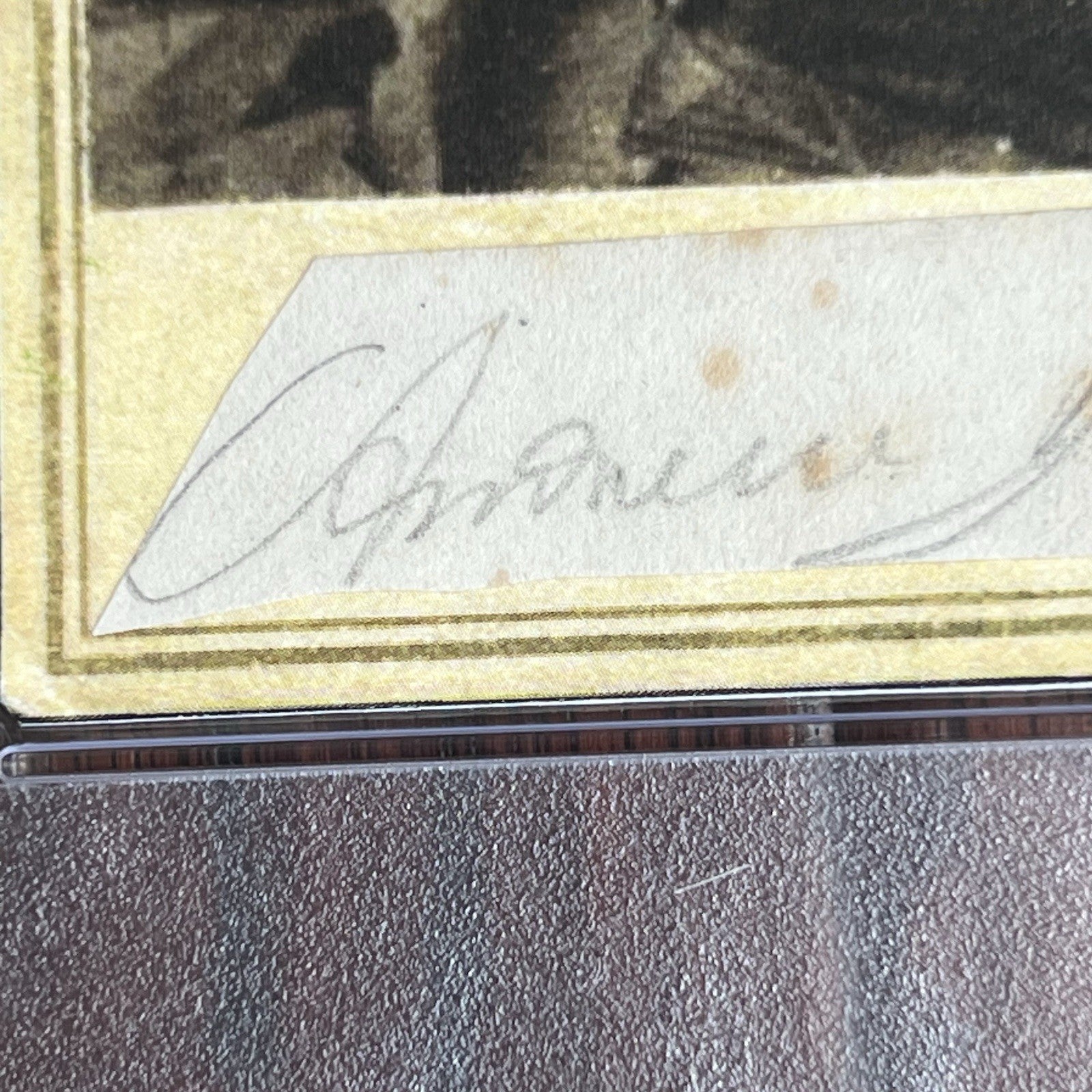 ANDREW JOHNSON * PSA * Autograph Cut Signature CDV Signed President Photograph