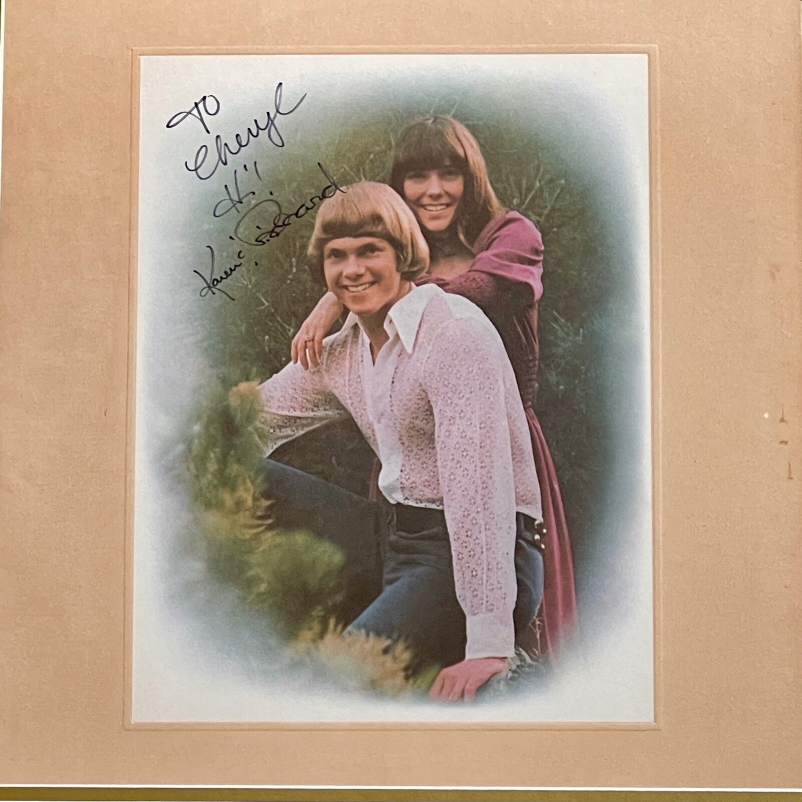 CARPENTERS * PSA/DNA * KAREN & RICHARD AUTOGRAPH "CARPENTERS" ALBUM SIGNED LP