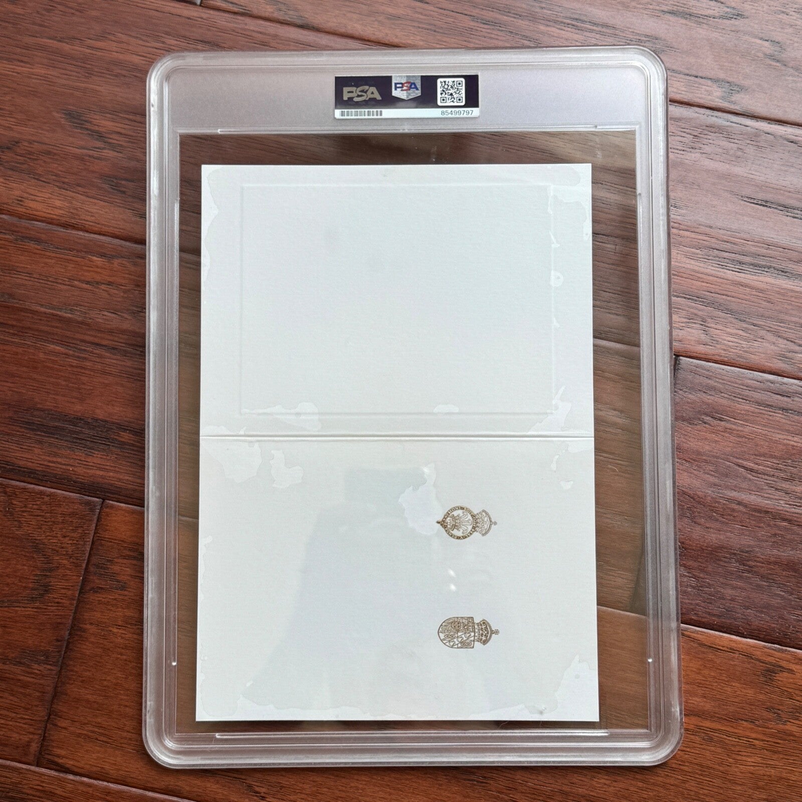 PRINCESS DIANA & KING CHARLES III * PSA * Autograph Family Xmas Card Signed 1985