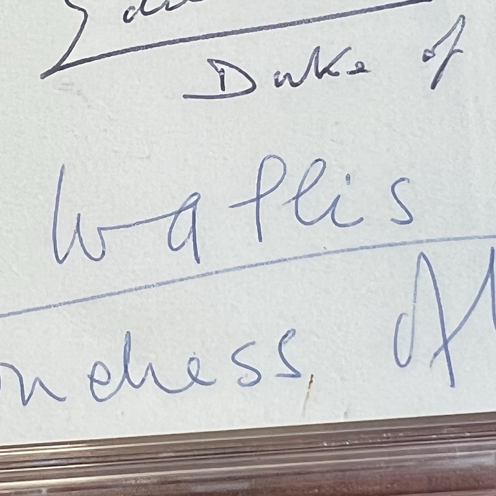 Edward VIII * PSA * Duke & Duchess of Windsor Autograph BUCKINGHAM PALACE Signed