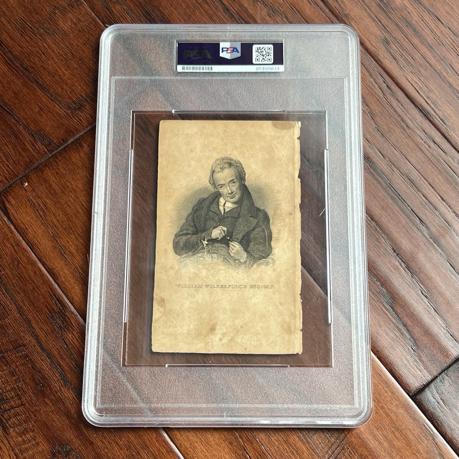 WILLIAM HENRY HARRISON * PSA * Scarce Autograph ENGRAVING Portrait Signed Image