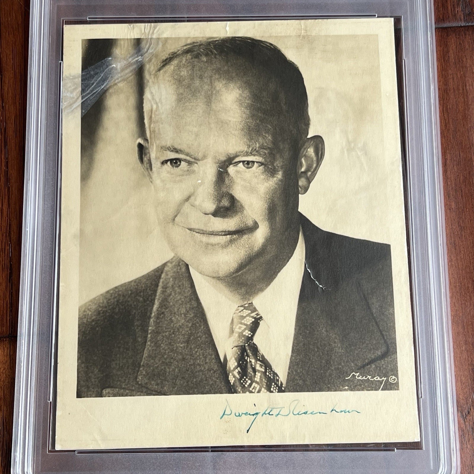 DWIGHT D. EISENHOWER * PSA * Autograph INAUGURAL Photo SIGNED * Full Signature
