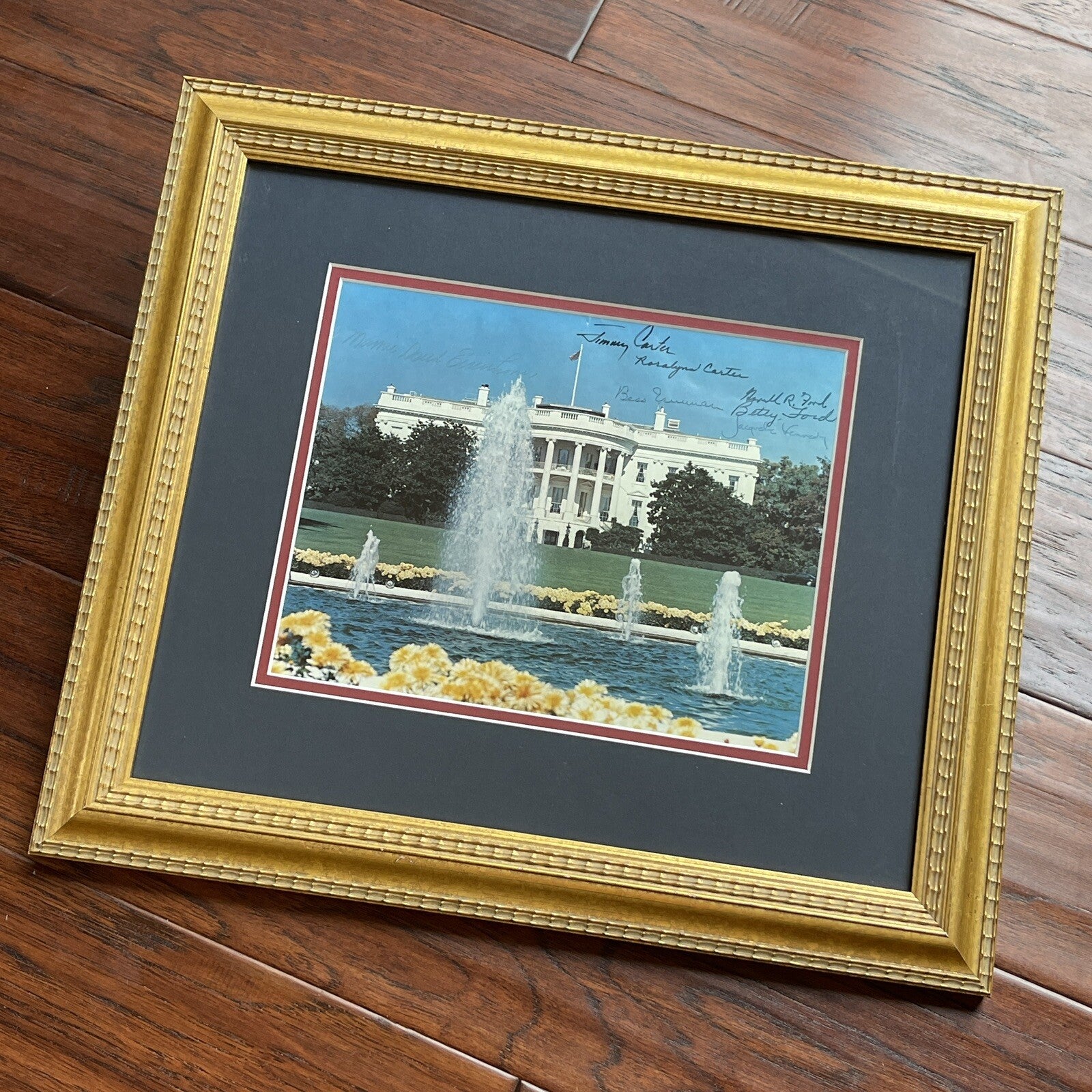 JACQUELINE KENNEDY * JSA * Gerald & Betty Ford Jimmy Carter Signed Autograph