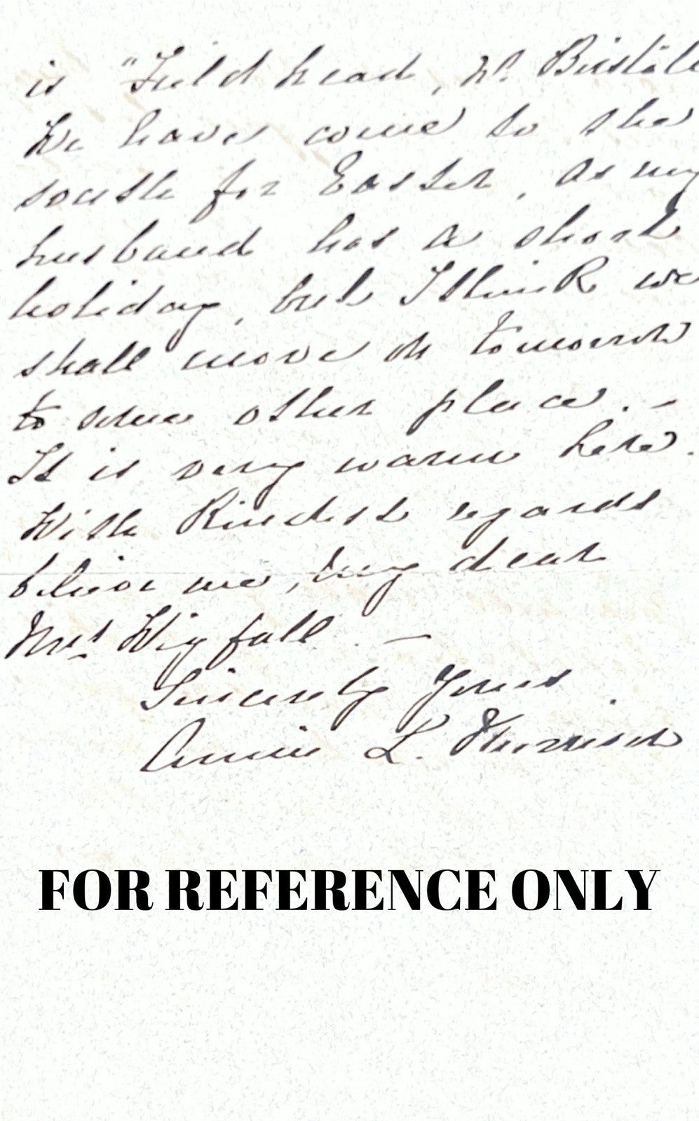 CHARLOTTE BRONTË * "Jane Eyre" Author Authentic Genuine HAIR STRAND Ellen Nussey