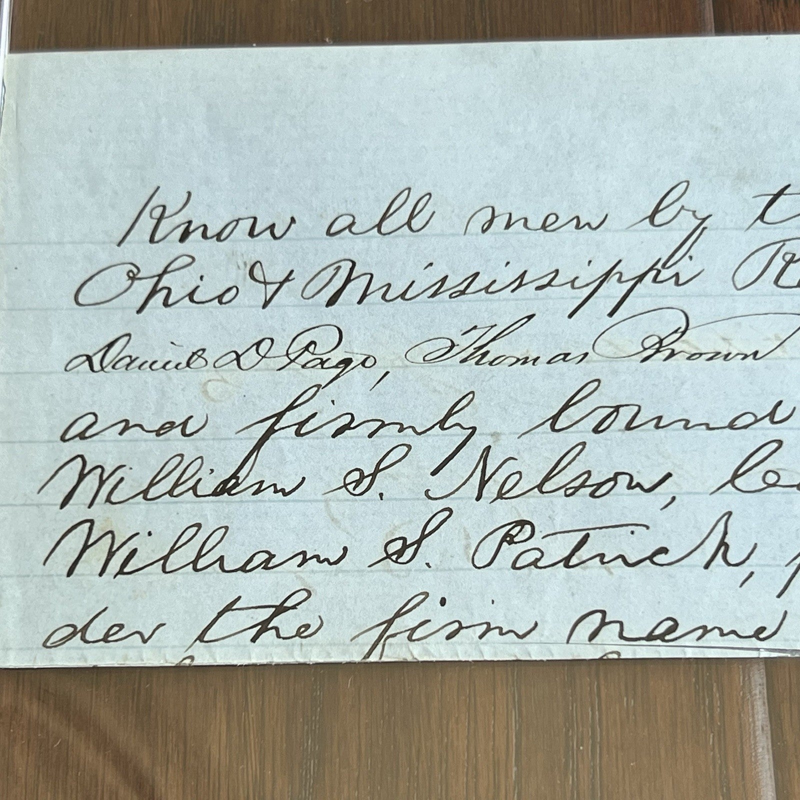 ABRAHAM LINCOLN * PSA * Handwritten LEGAL CASE Cut from an Autograph Doc Signed