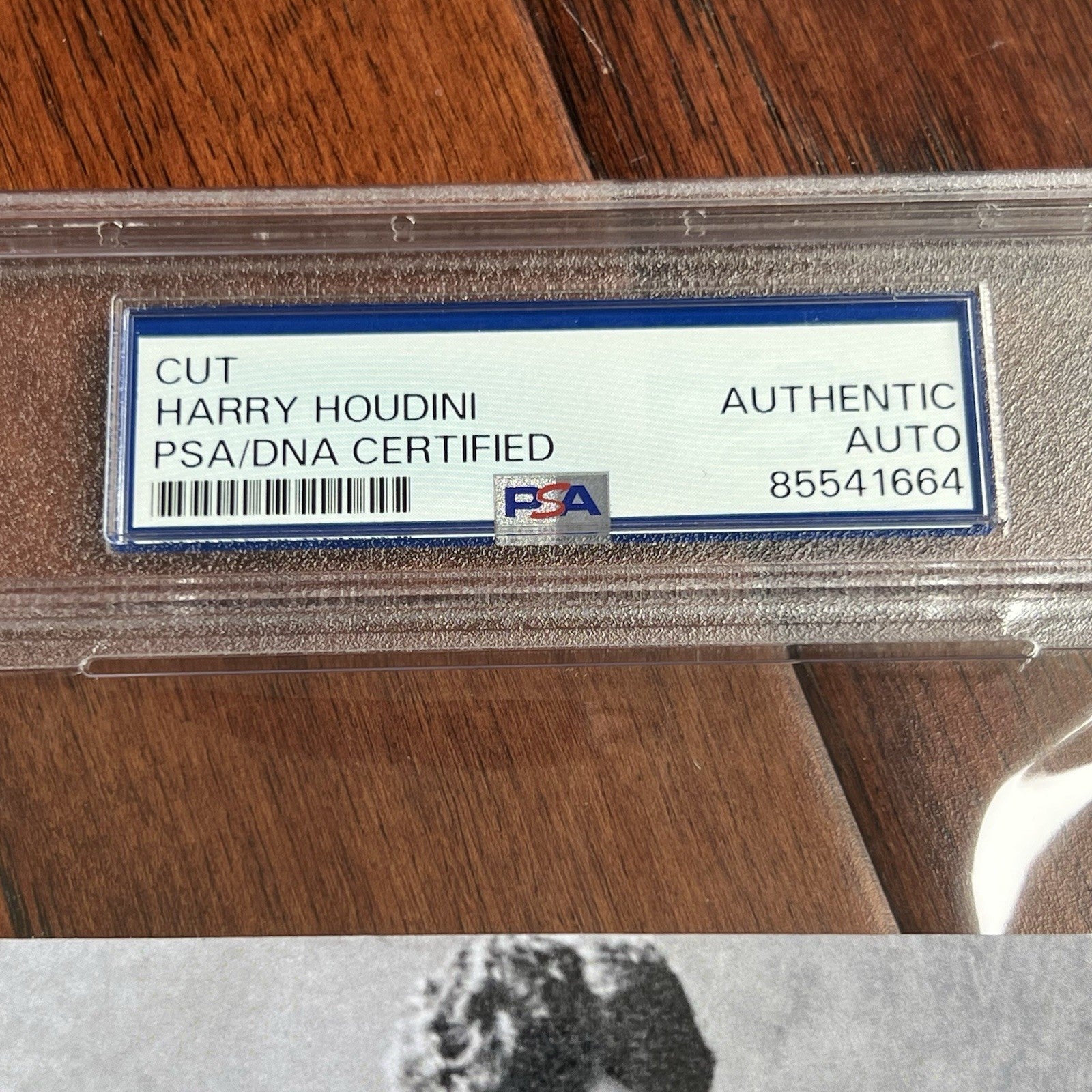 HARRY HOUDINI * PSA/DNA * Autograph Cut Signature CUSTOM CARD Signed