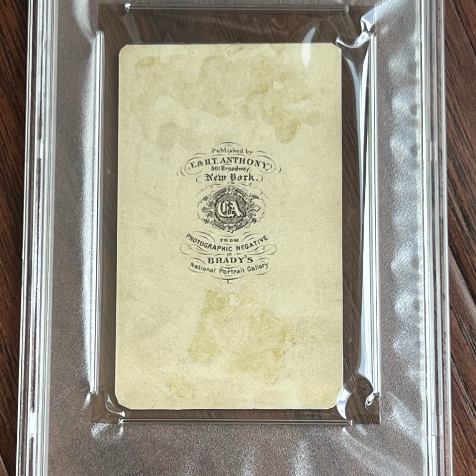 ANDREW JOHNSON * PSA * Autograph Cut Signature CDV Signed President Photograph