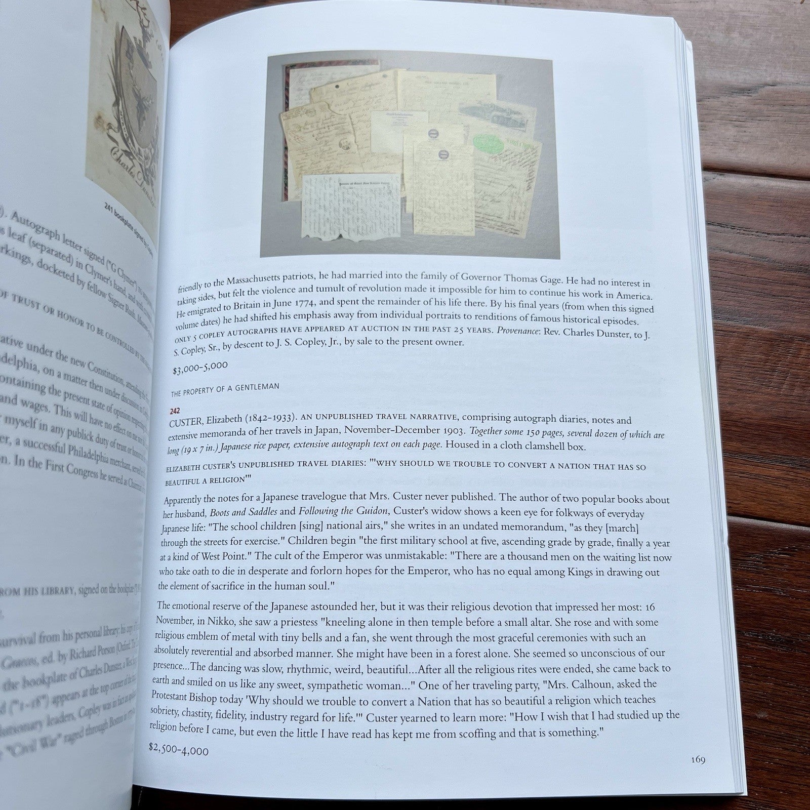 JOHN SINGLETON COPLEY * PSA * Scarce AUTOGRAPH Book Signed Revolutionary War