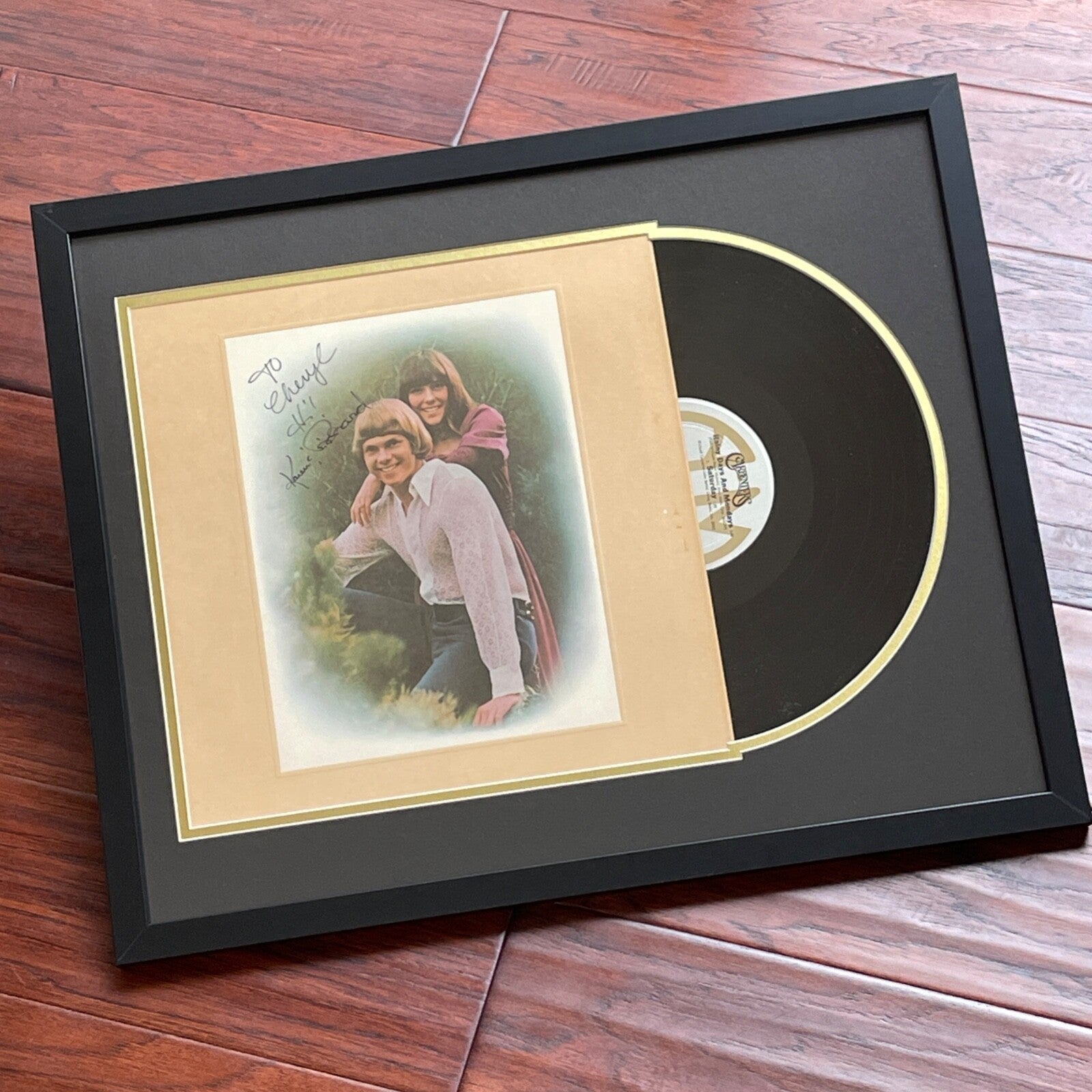 CARPENTERS * PSA/DNA * KAREN & RICHARD AUTOGRAPH "CARPENTERS" ALBUM SIGNED LP