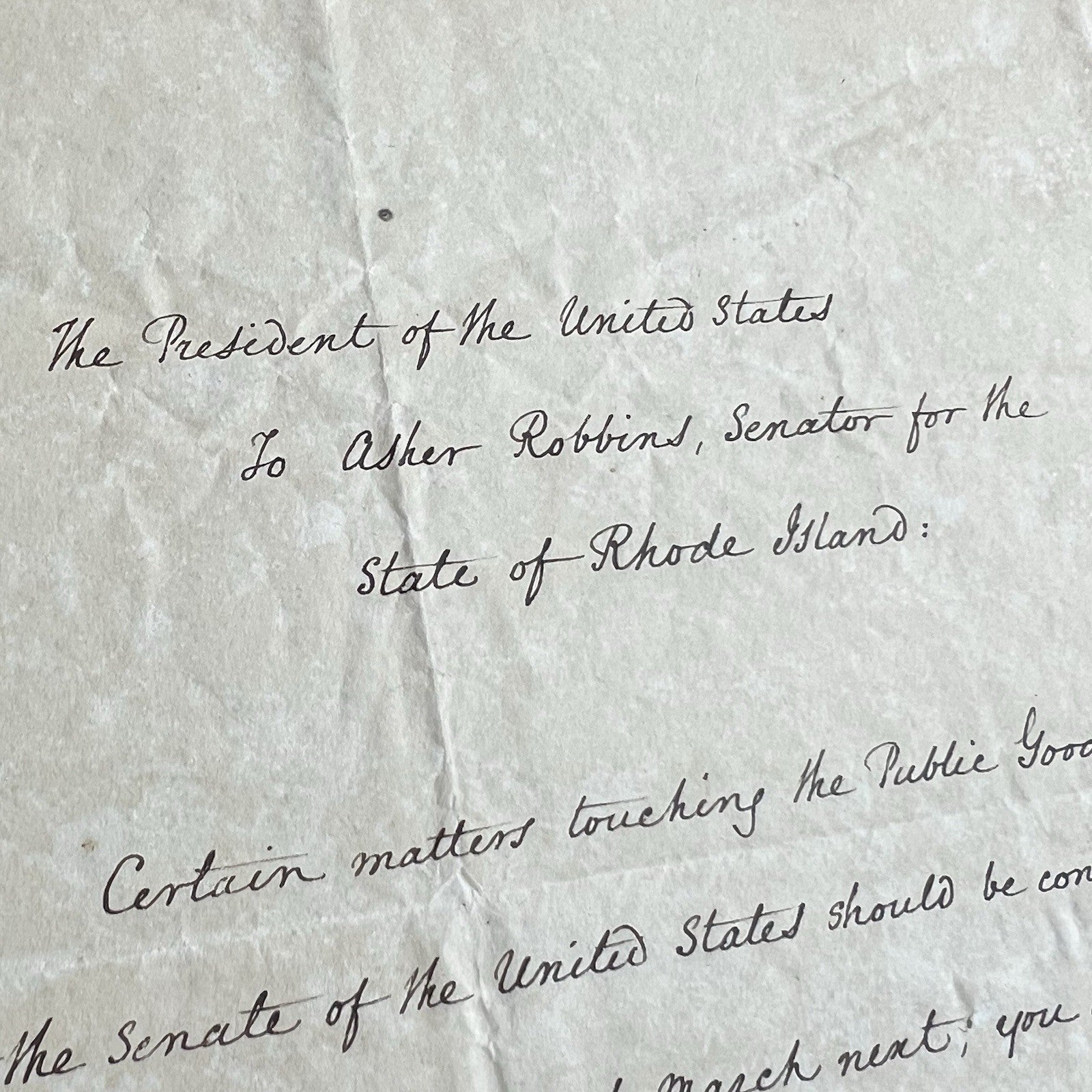 JOHN QUINCY ADAMS * PSA * Letter  Signed CERTIFYING JACKSON'S ELECTION Autograph