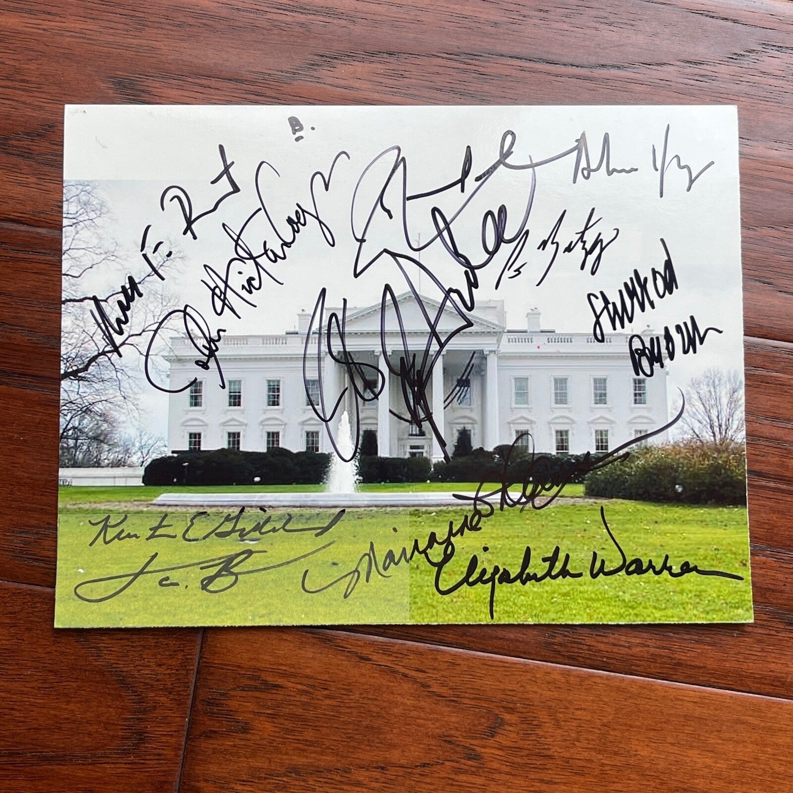 JOE BIDEN & KAMALA HARRIS * BAS * Autograph WHITE HOUSE Photo Signed * Buttigieg