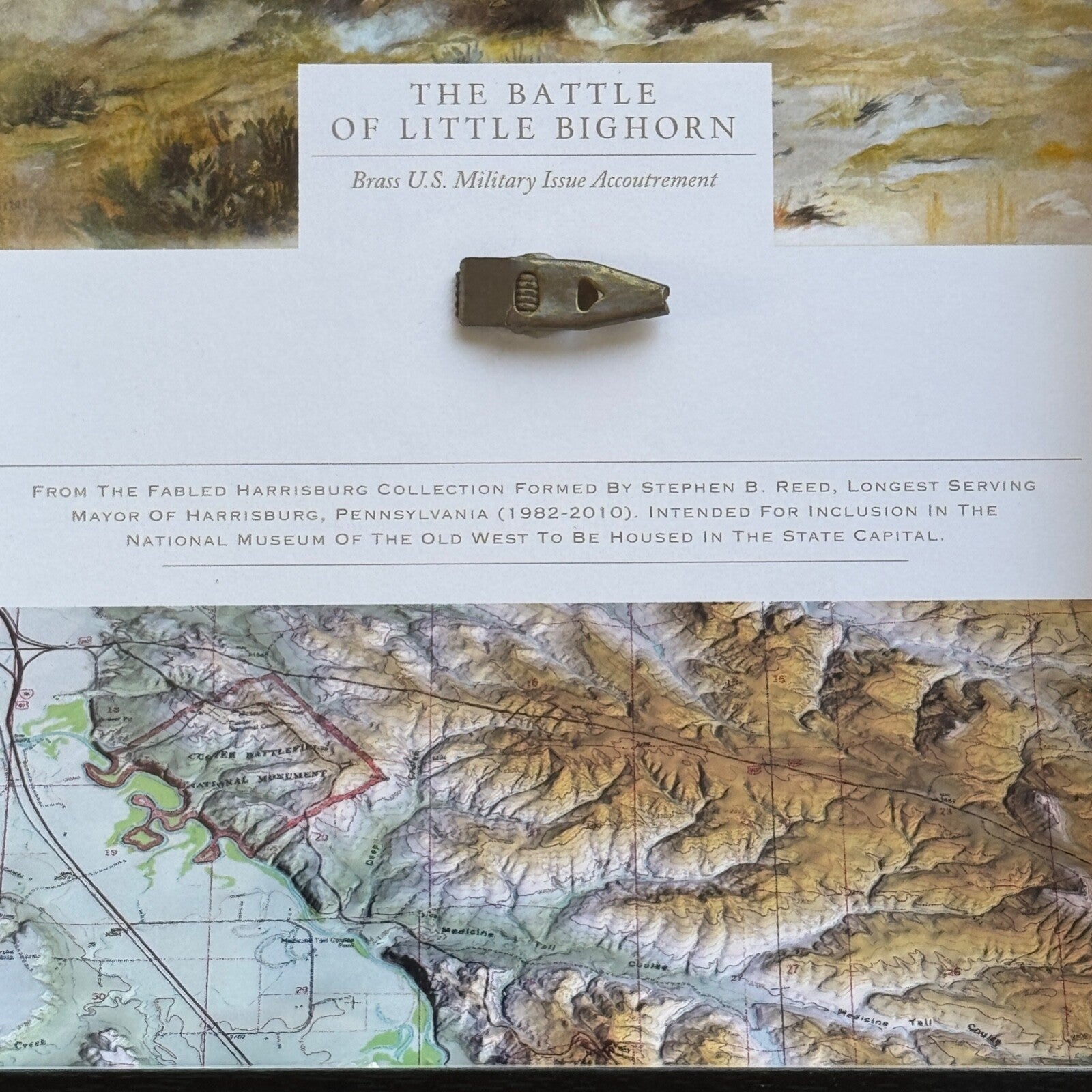 CUSTER'S LAST STAND * Original BATTLEFIELD DUG Artifact * LITTLE BIGHORN * COA