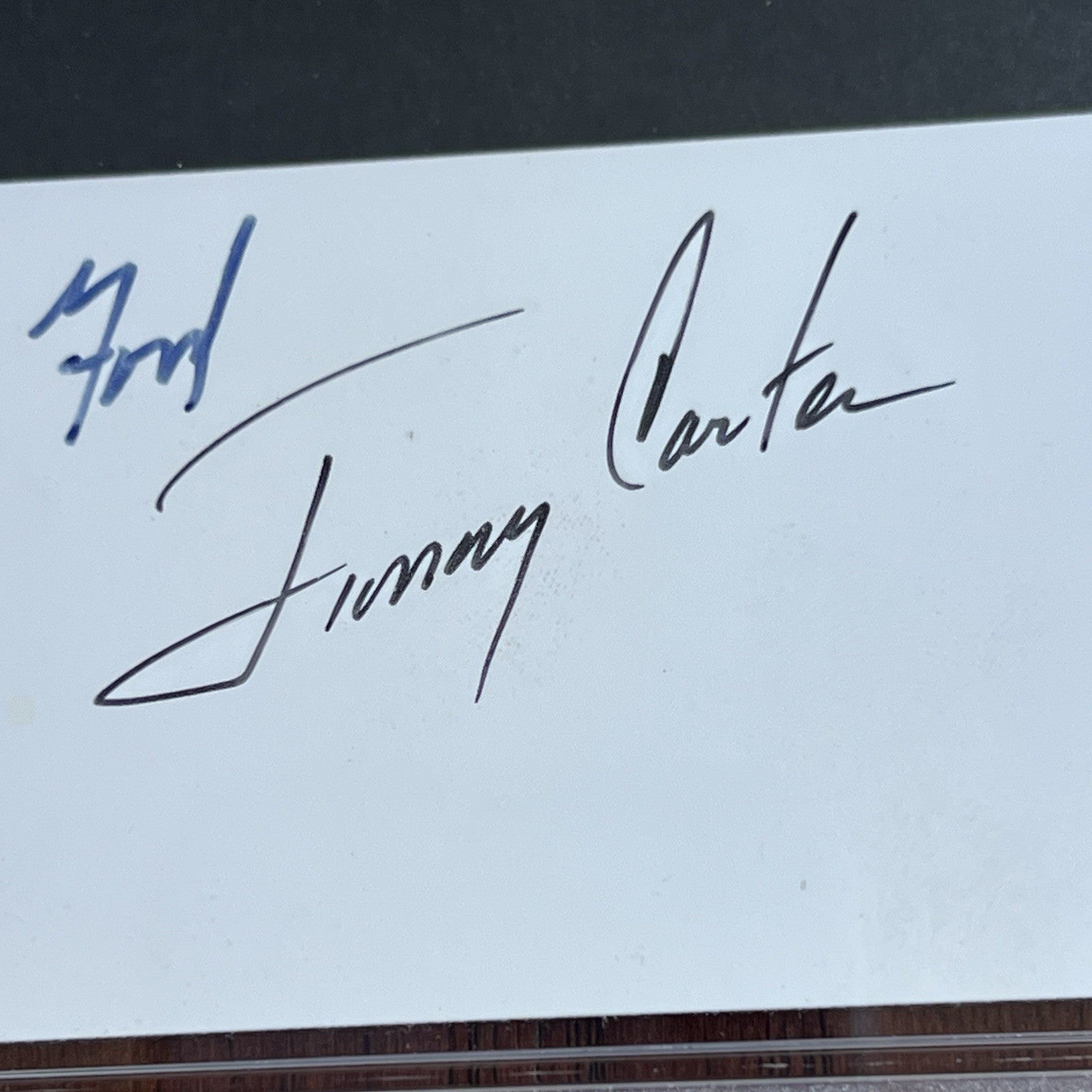 JIMMY CARTER & GERALD FORD * PSA * Autograph PRESIDENTS Photo SIGNED