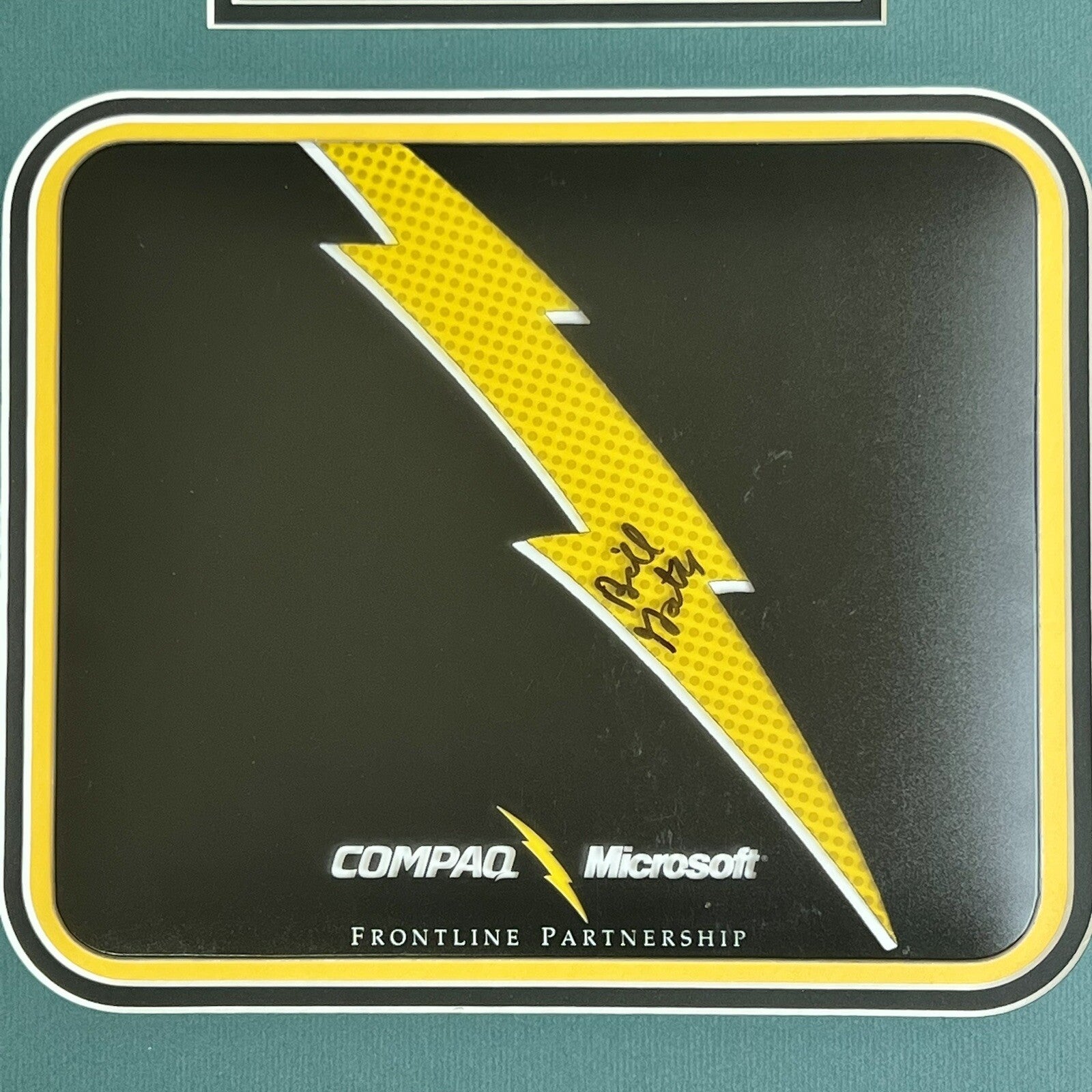 BILL GATES * PSA * Autograph Microsoft Mousepad Signed