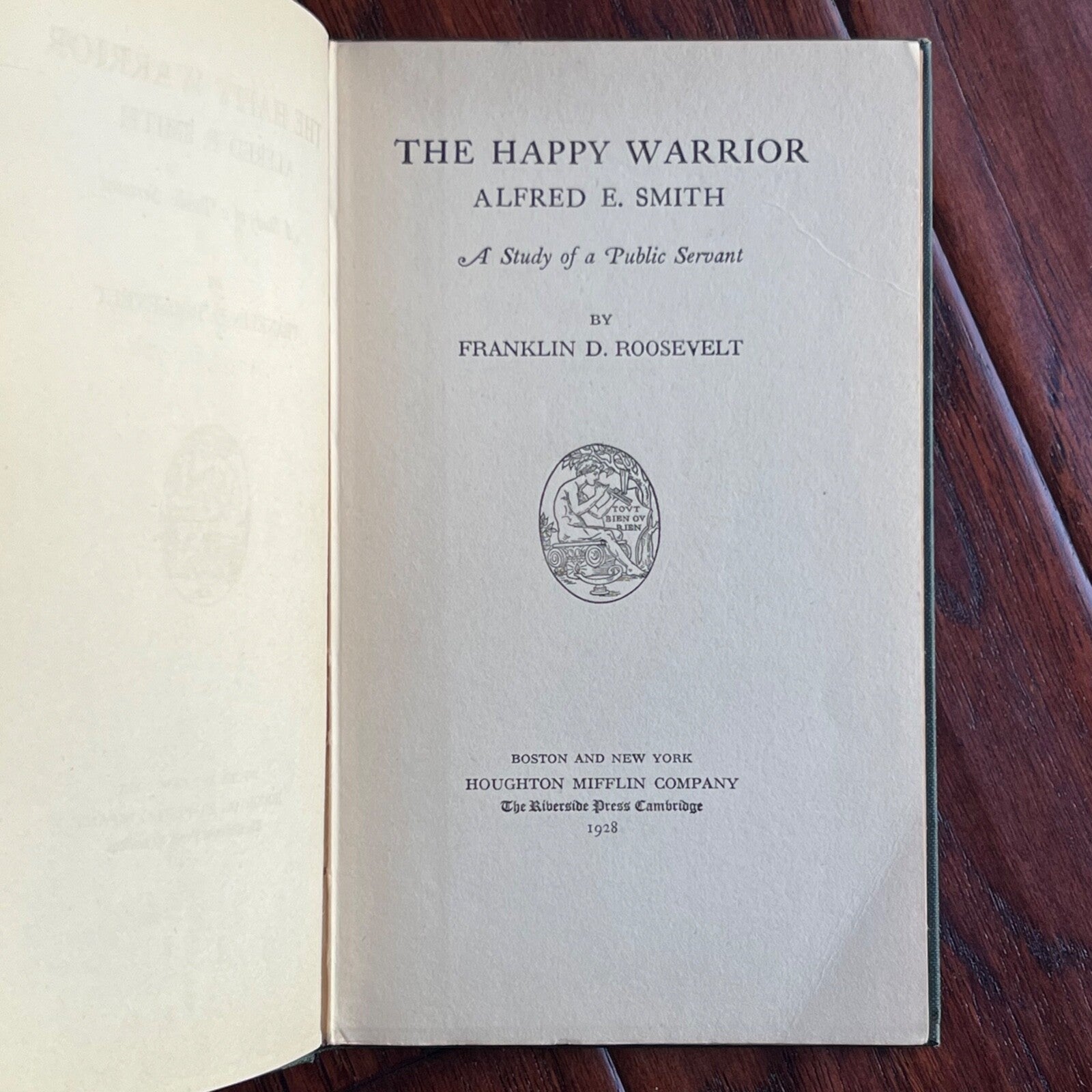 FRANKLIN D. ROOSEVELT * PSA * Autograph "Happy Warrior" Convention Speech Signed