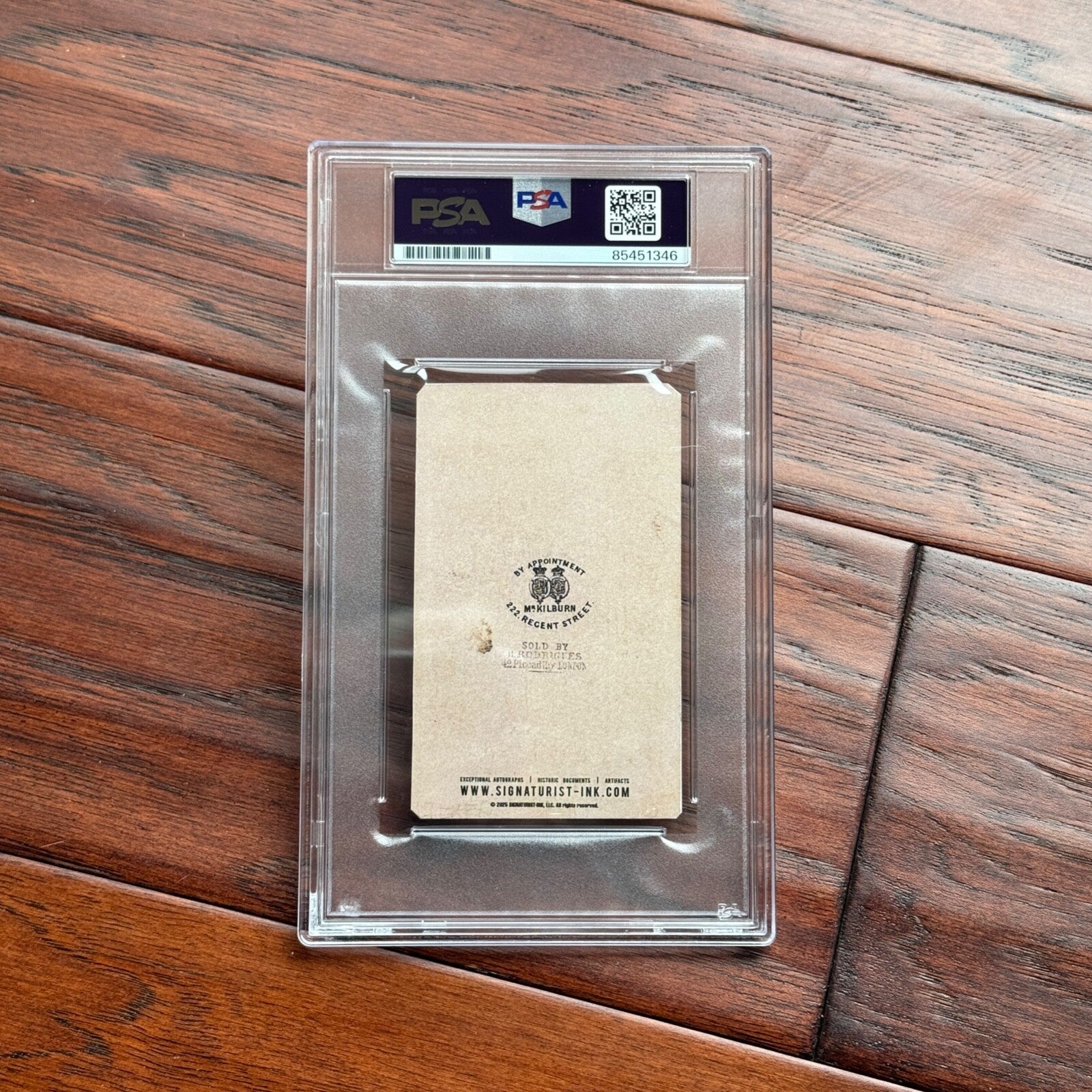 FLORENCE NIGHTINGALE * PSA *  Autograph CDV Cut Signature SIGNED * Nursing