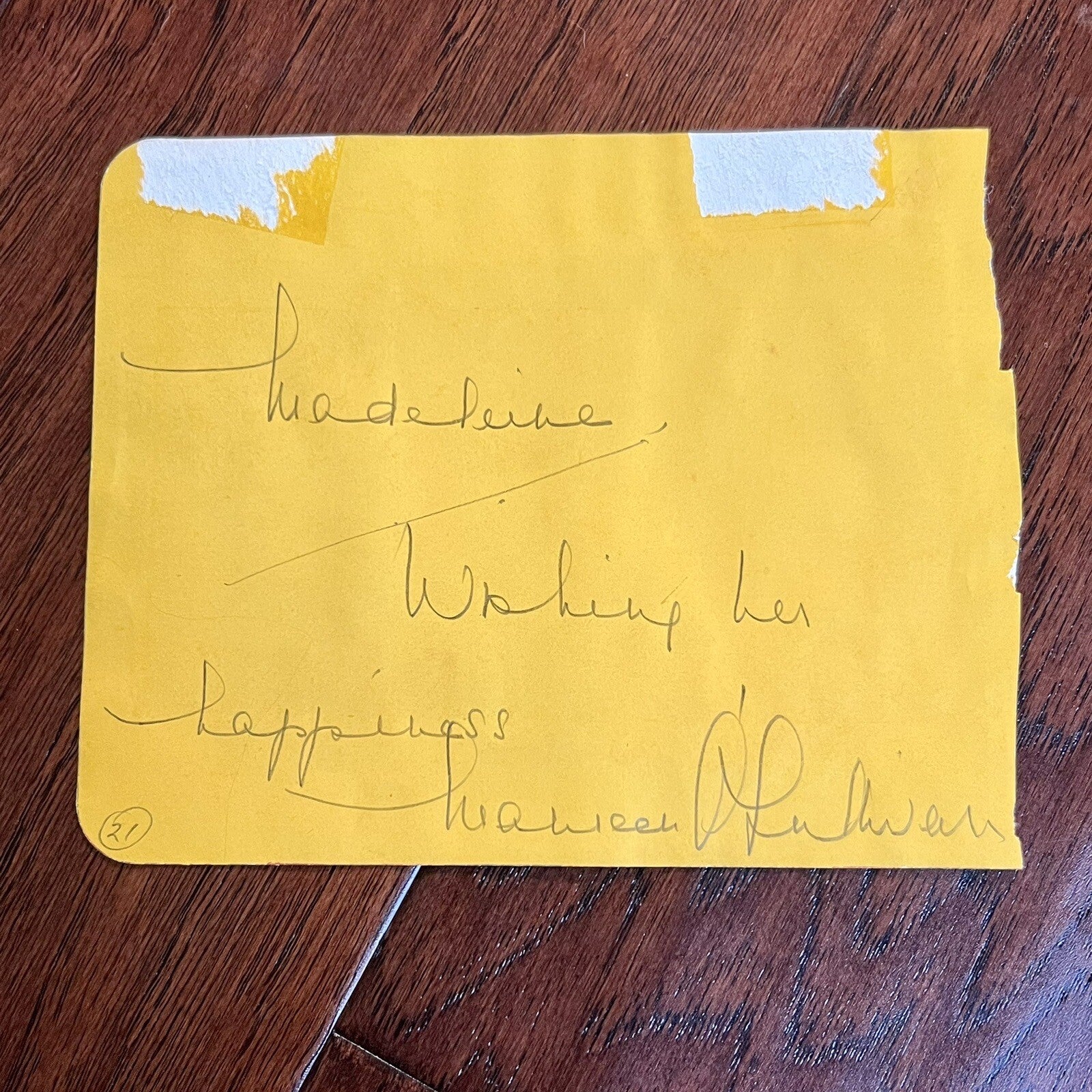 GEORGE GERSHWIN * PSA/DNA * Autograph Card Signed 5 Months Before Death in 1937