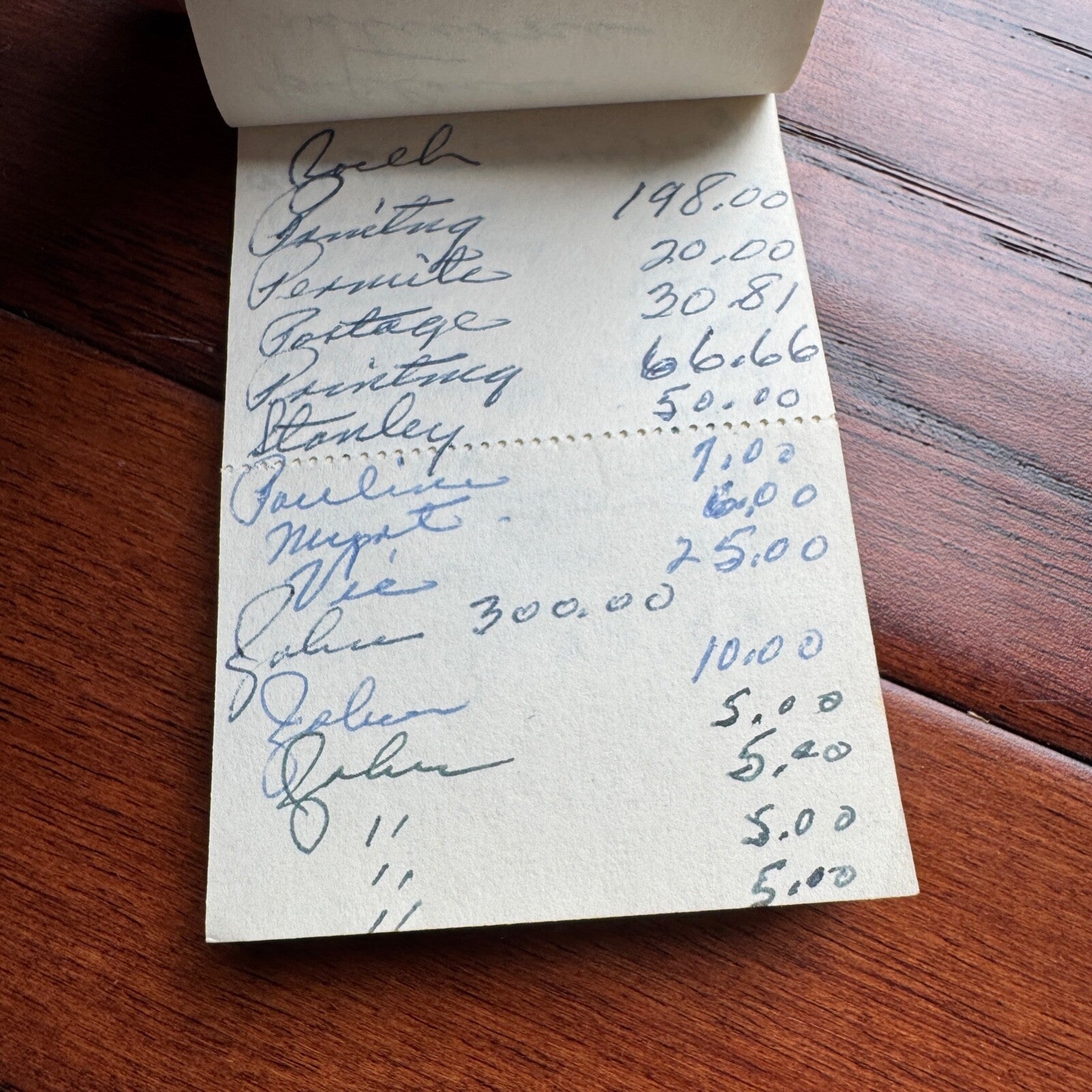 JACK RUBY * BAS * Oswald Shooter Mini HANDWRITTEN NOTEPAD * not Autograph Signed