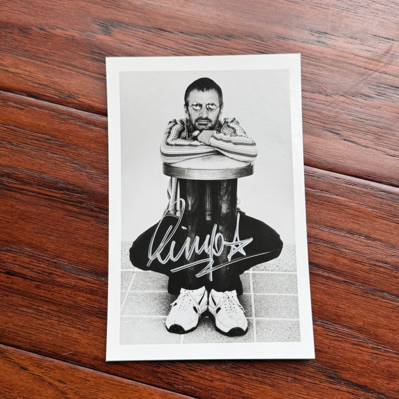 RINGO STARR * JSA *  Autograph Photo SIGNED * BEATLES Drummer Signature