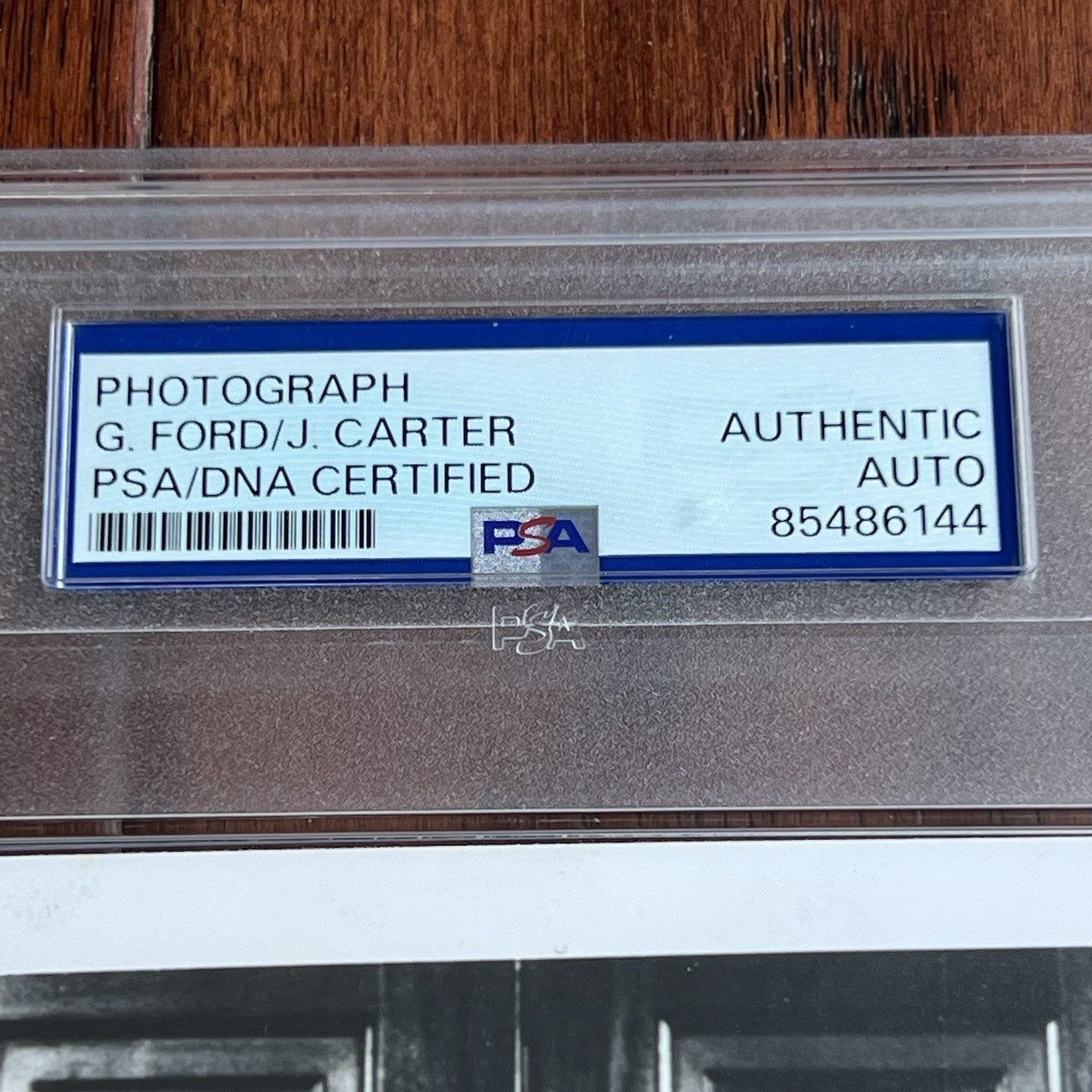 JIMMY CARTER & GERALD FORD * PSA * Autograph PRESIDENTS Photo SIGNED