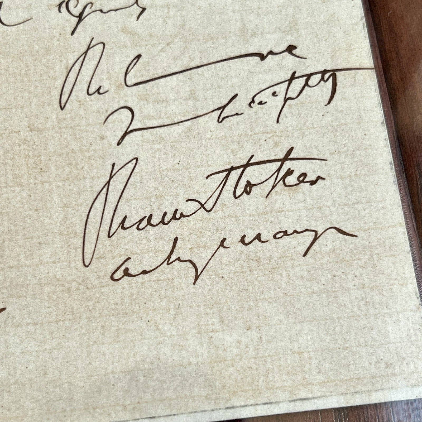 BRAM STOKER * PSA/DNA * "Dracula" Author Handwritten AUTOGRAPH Letter SIGNED