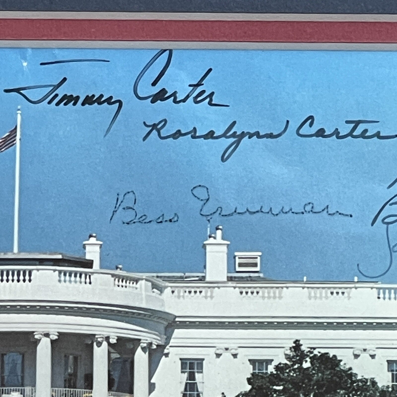 JACQUELINE KENNEDY * JSA * Gerald & Betty Ford Jimmy Carter Signed Autograph