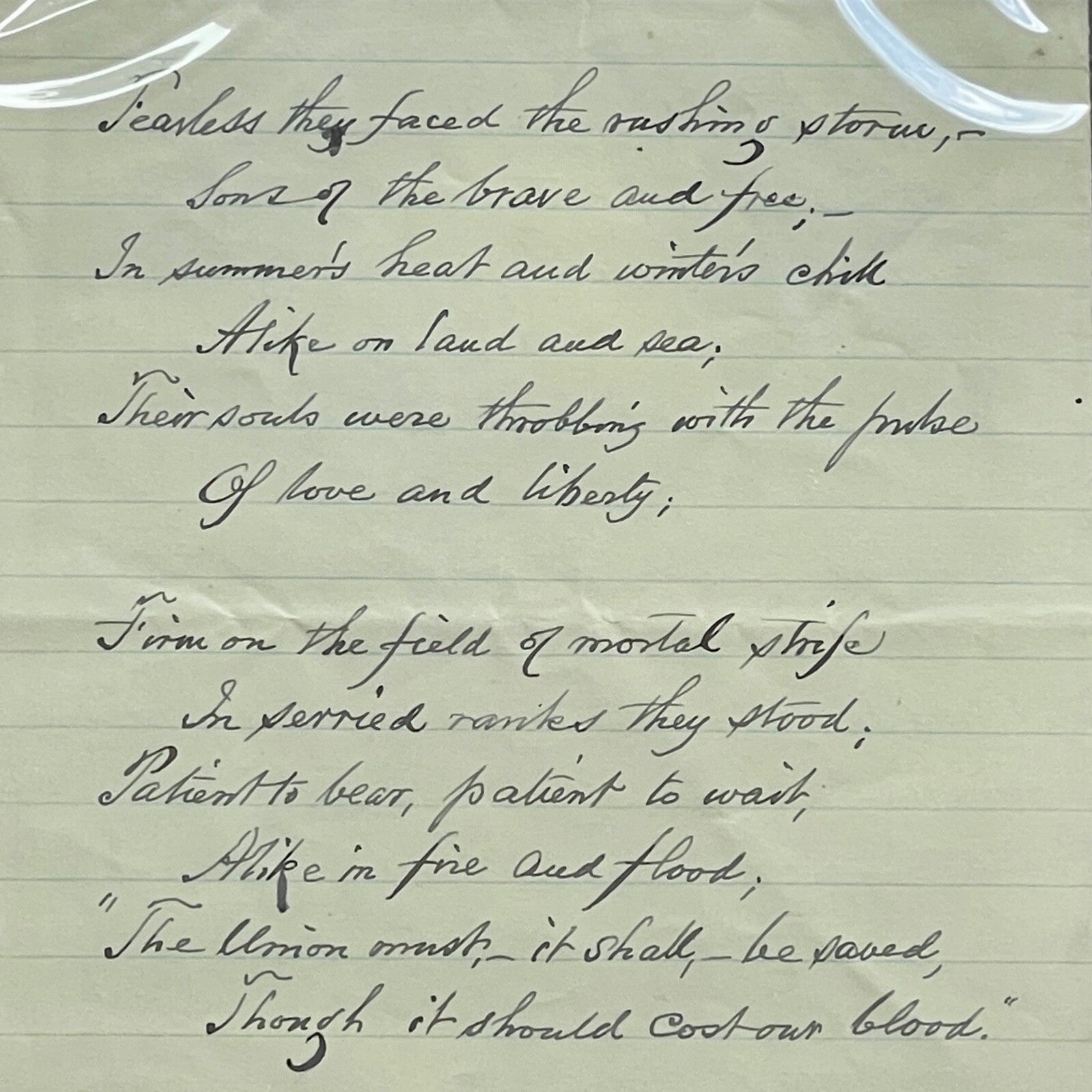 SAMUEL FRANCIS SMITH * PSA * AMERICA / My Country 'Tis of Thee AUTOGRAPH Signed