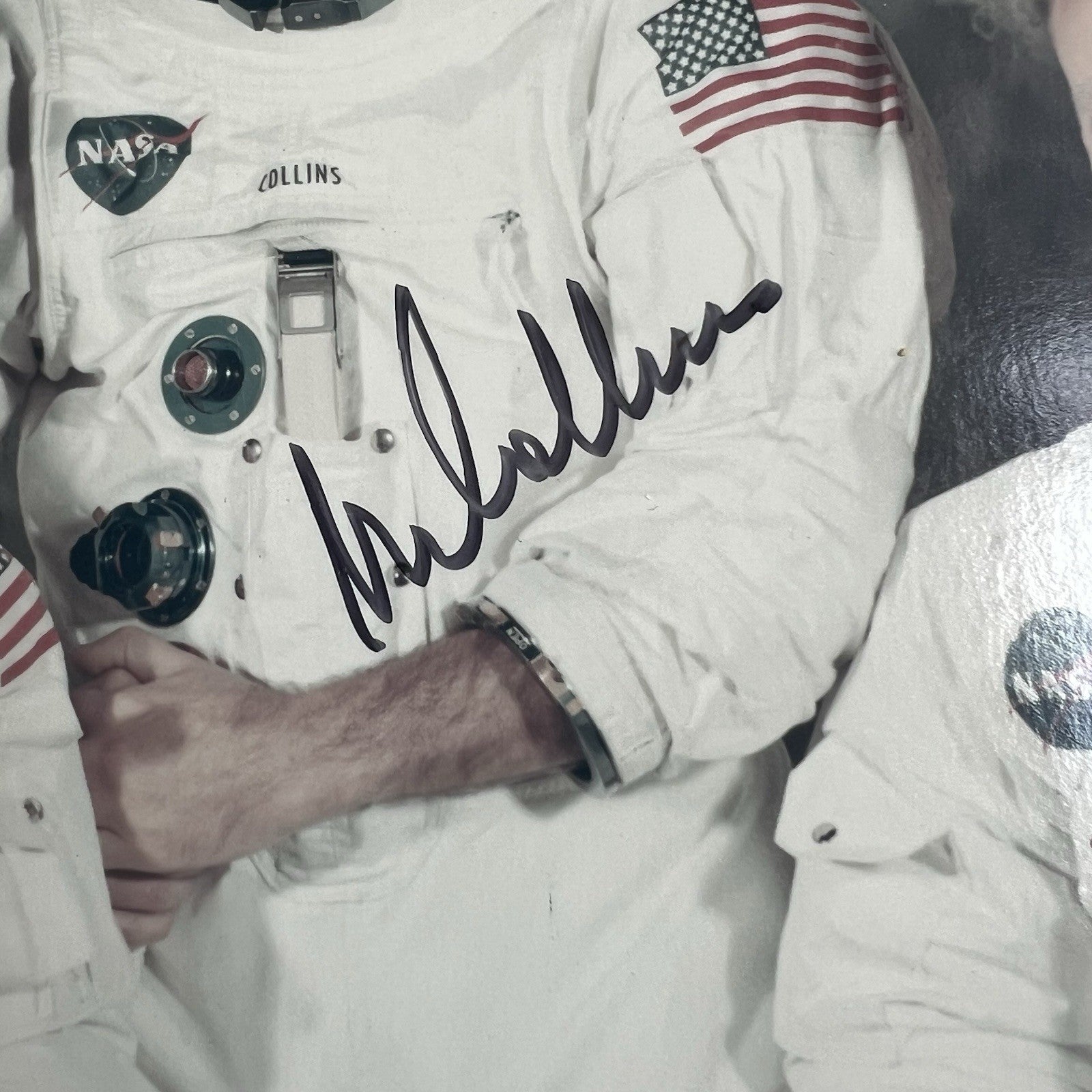 APOLLO 11 * PSA * Crew Signed AUTOGRAPH Red Number Type 1 Photo * Neil Armstrong